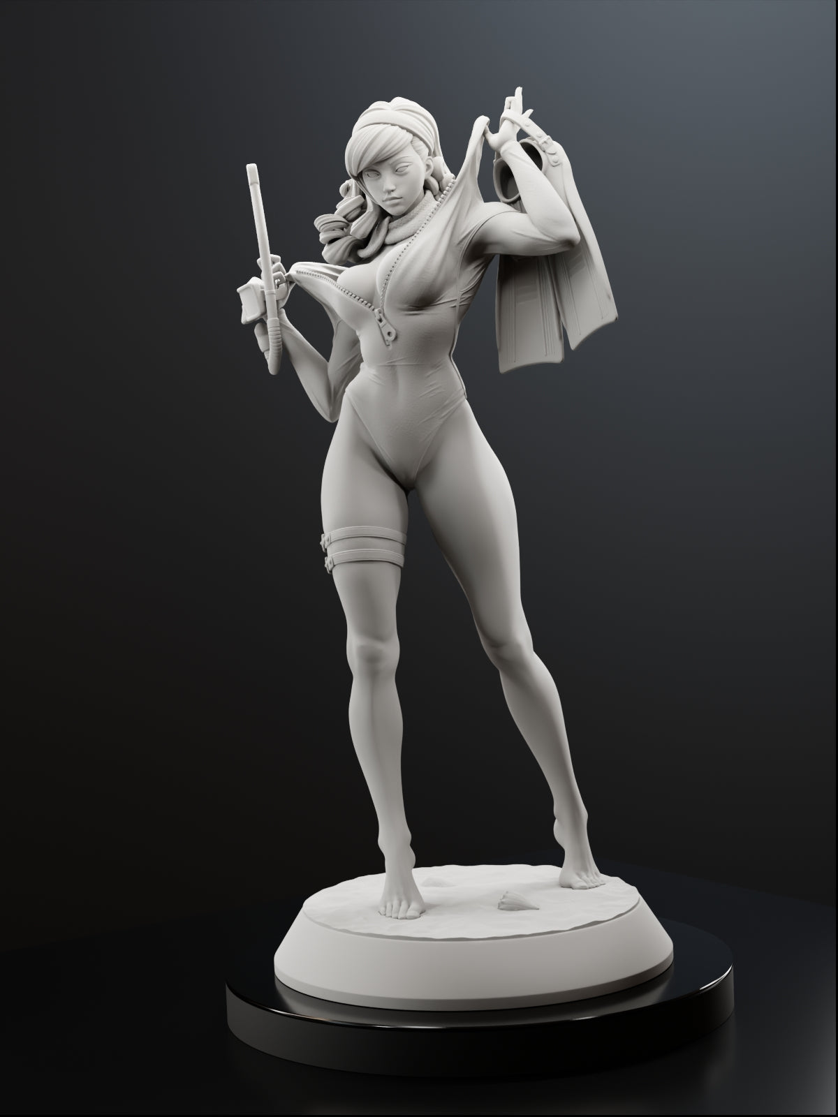 The Sleuth of the Sea | Maximum Detailed 12K 3D printed figure