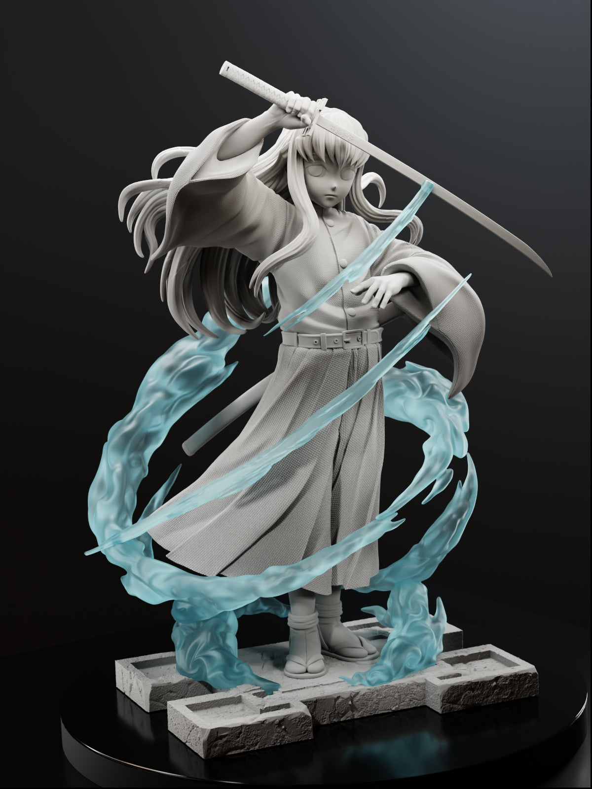 The Mist Pillar | Maximum Detailed 12K 3D Printed Figure