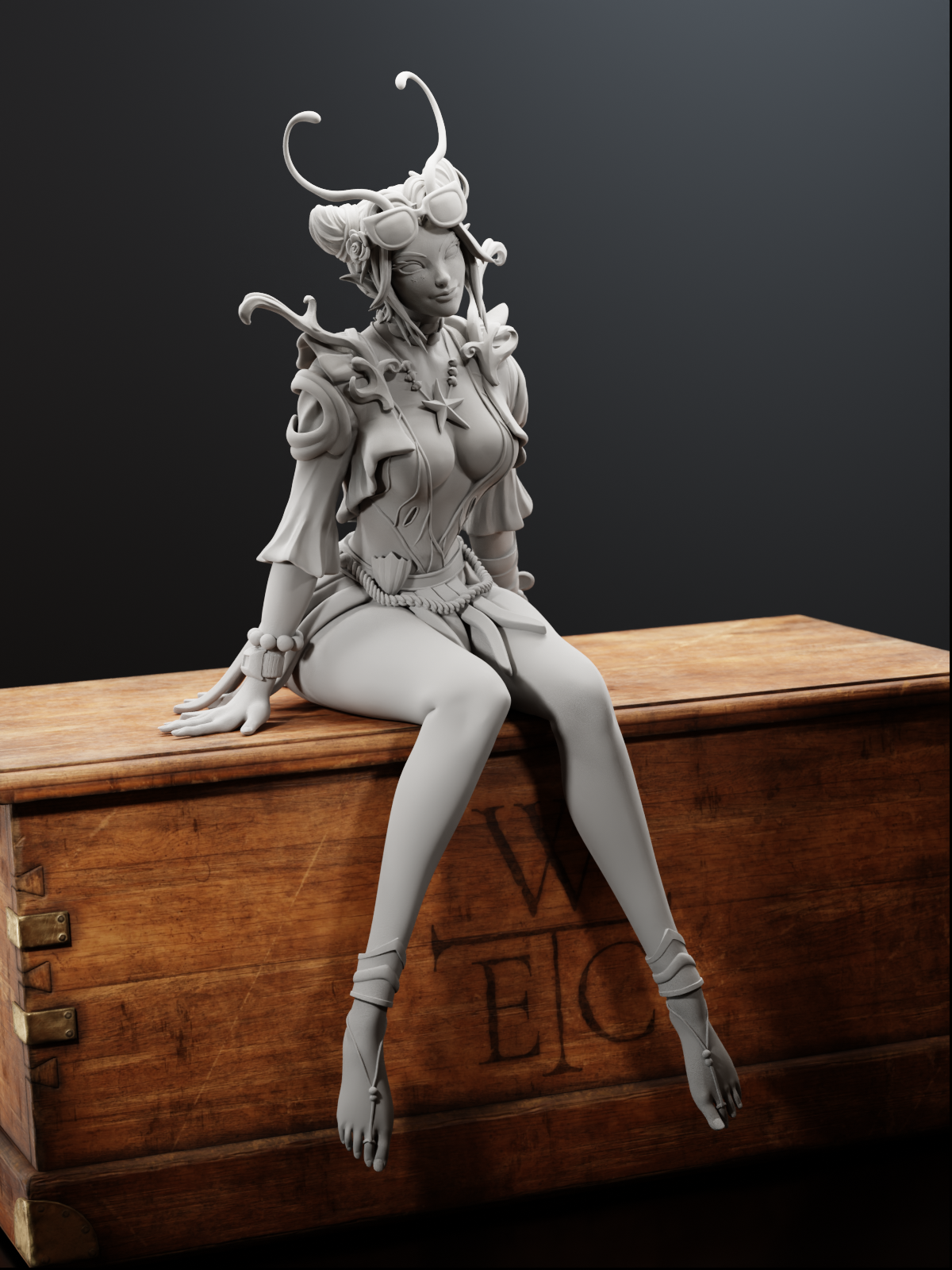 The Cosmic Healer | Maximum Detailed 12K 3D printed figure