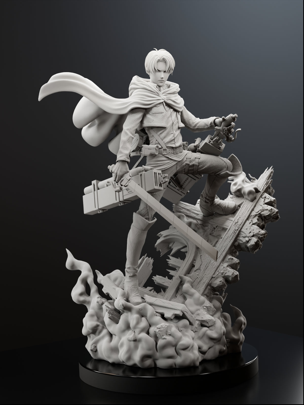 The Stoic Reaper | Maximum Detailed 12K 3D printed figure