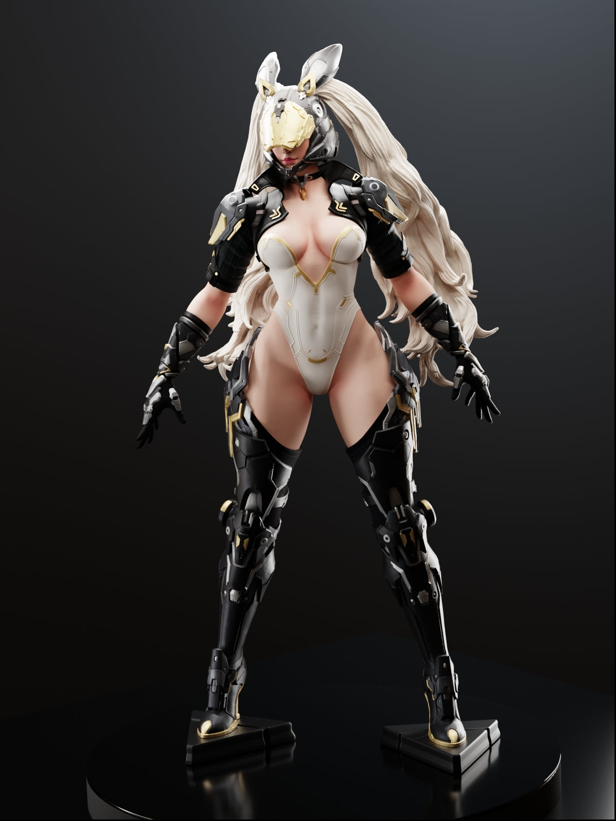 The Electric Bunny Statue