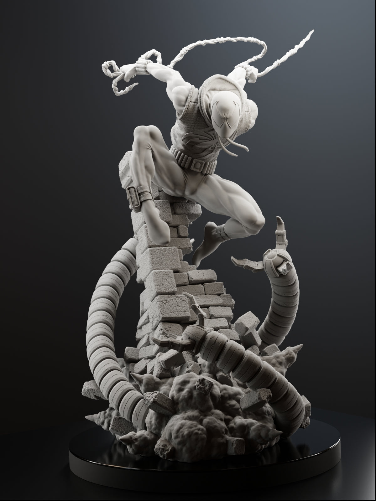 The Scarlet Crawler Statue