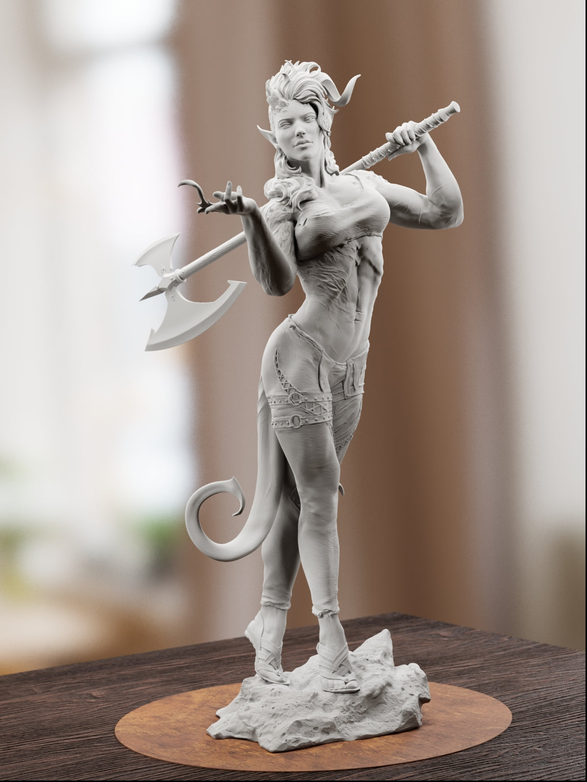Burning Devil Karlach | Maximum Detailed 12K 3D printed figure