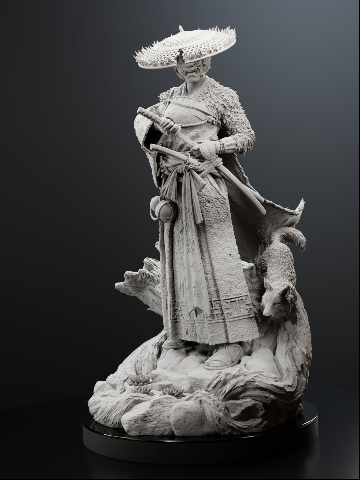 The Wandering Blade Statue