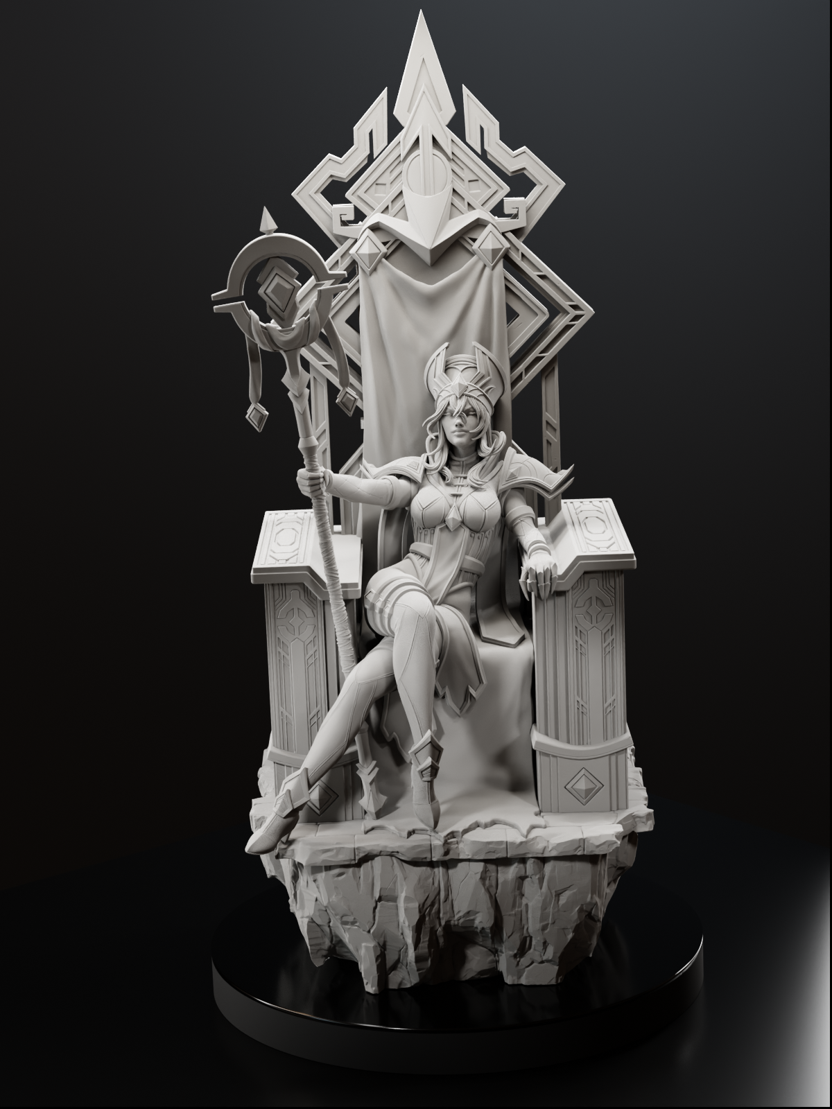 The Scarlet Inquisitor | Maximum Detailed 12K 3D printed figure