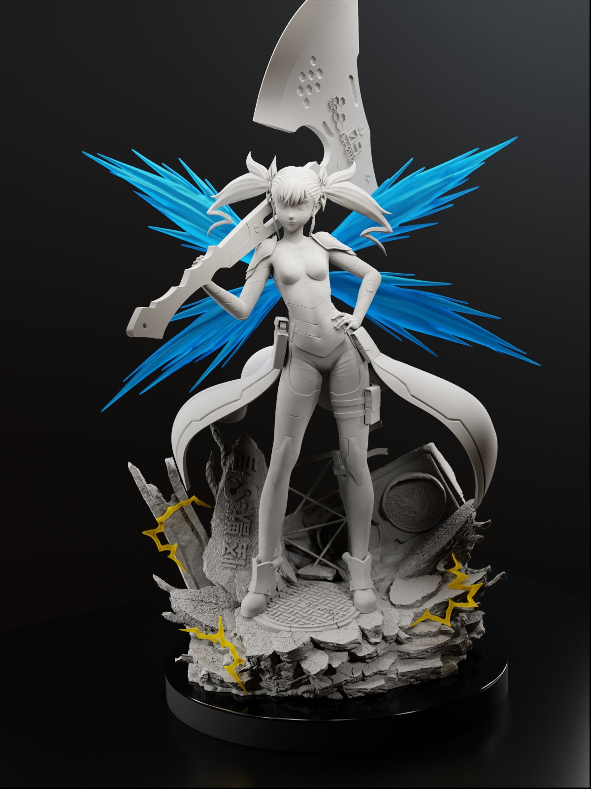 The Winged Prodigy | Maximum Detailed 12K 3D Printed Figure