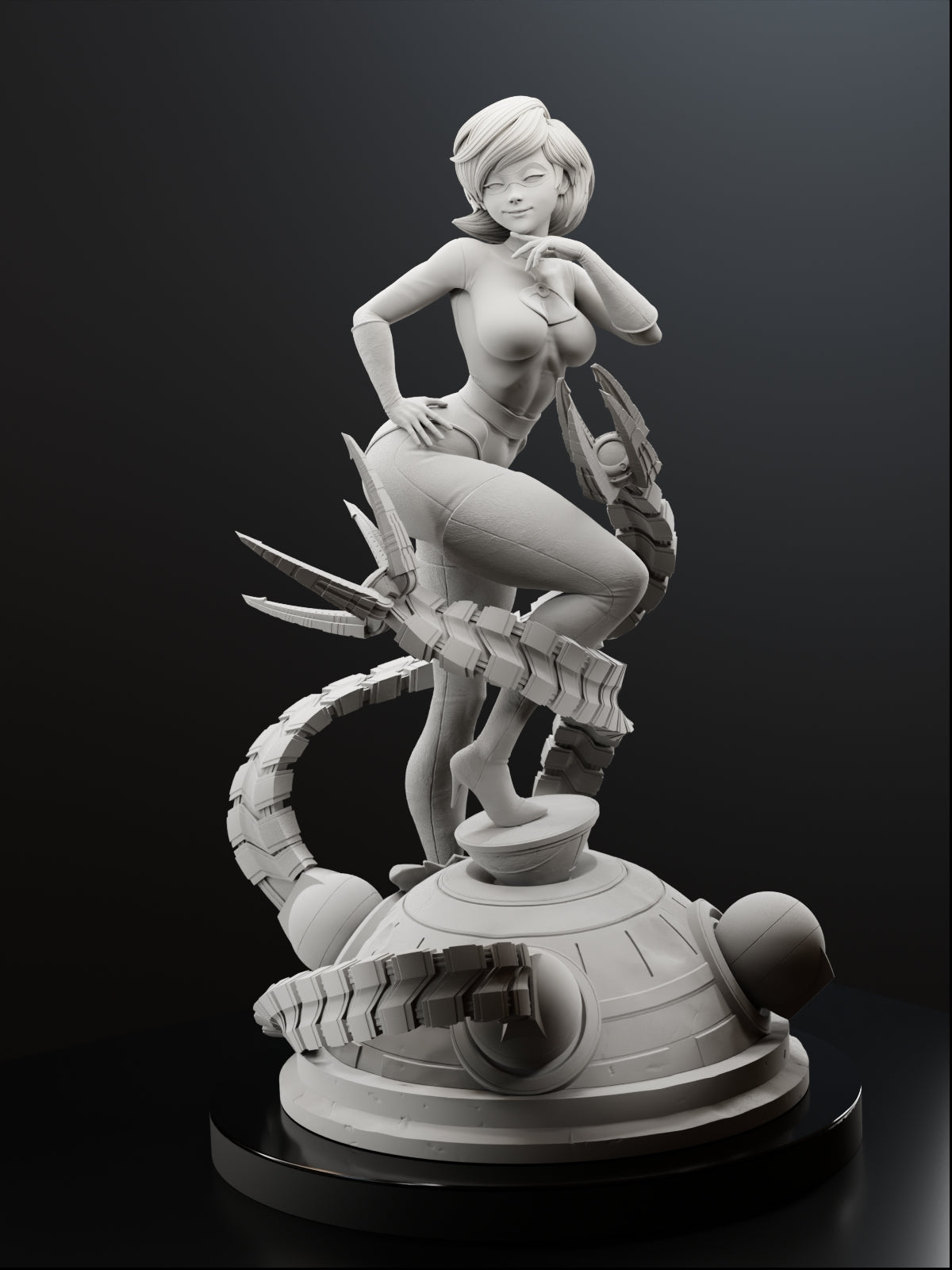 The Flexible Fighter | Maximum Detailed 12K 3D printed figure