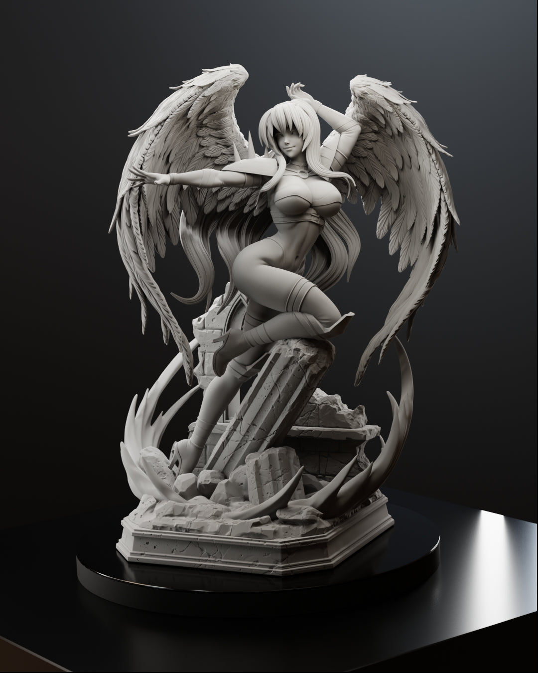 The Fallen Angel Statue