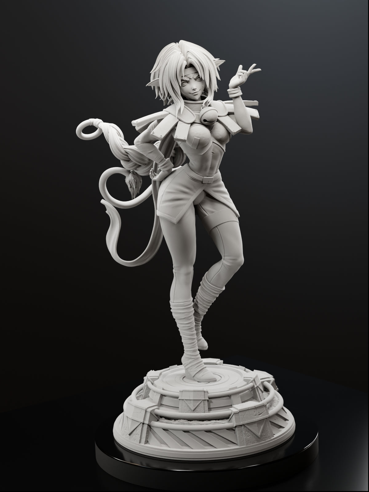 The Wild Heart | Maximum Detailed 12K 3D printed figure