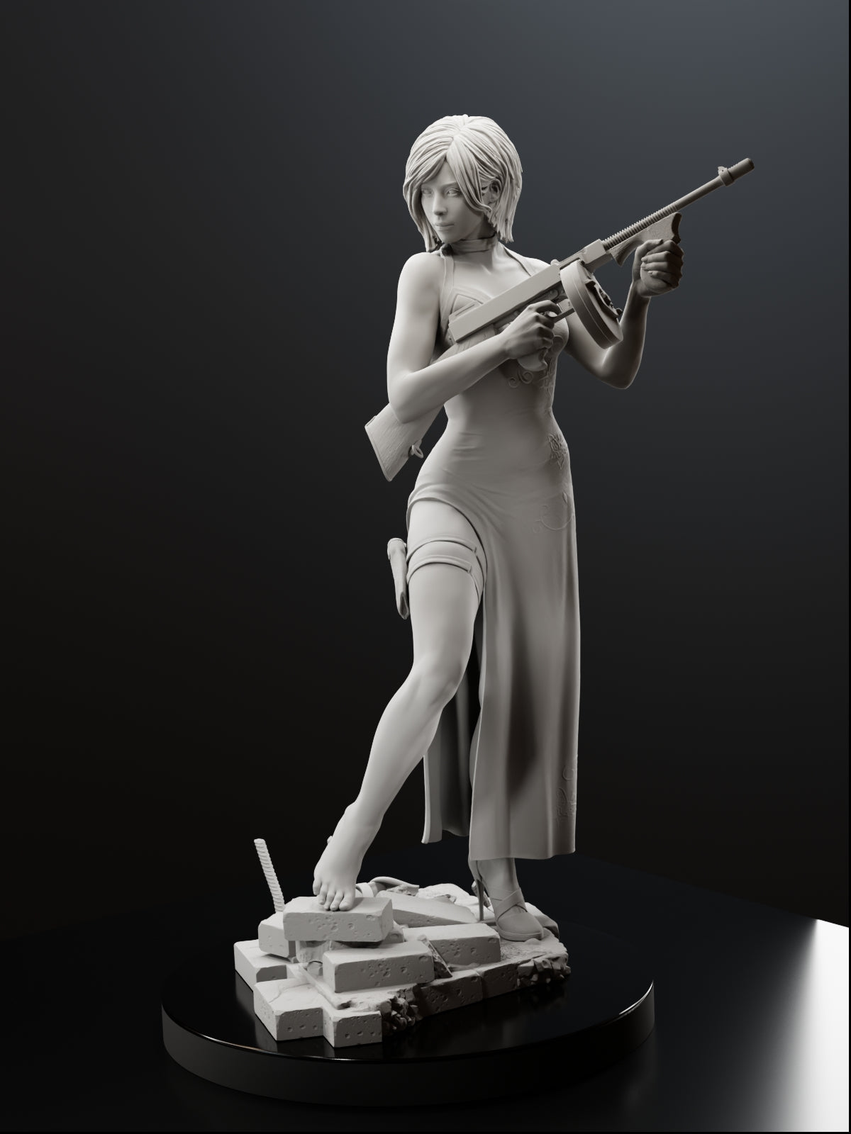 The Scarlet Spy | Maximum Detailed 12K 3D printed figure