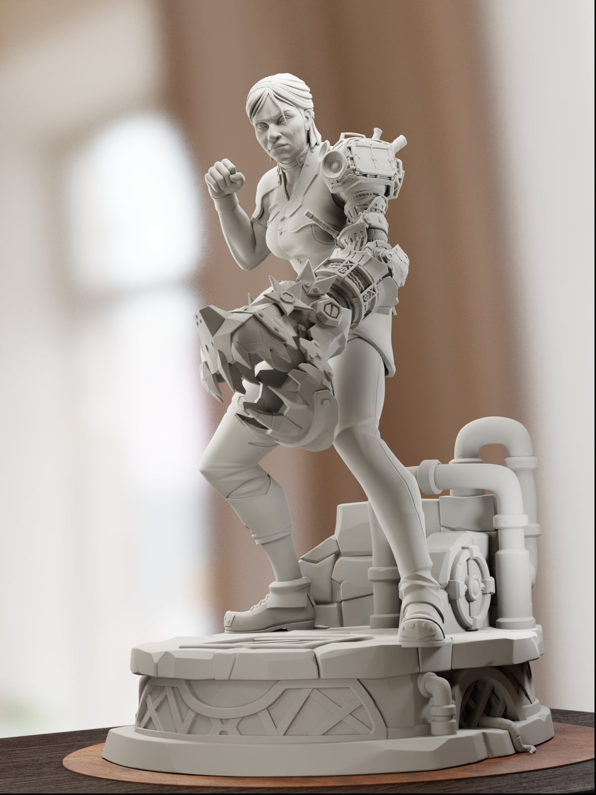The Shimmer Fist | Maximum Detailed 12K 3D printed figure