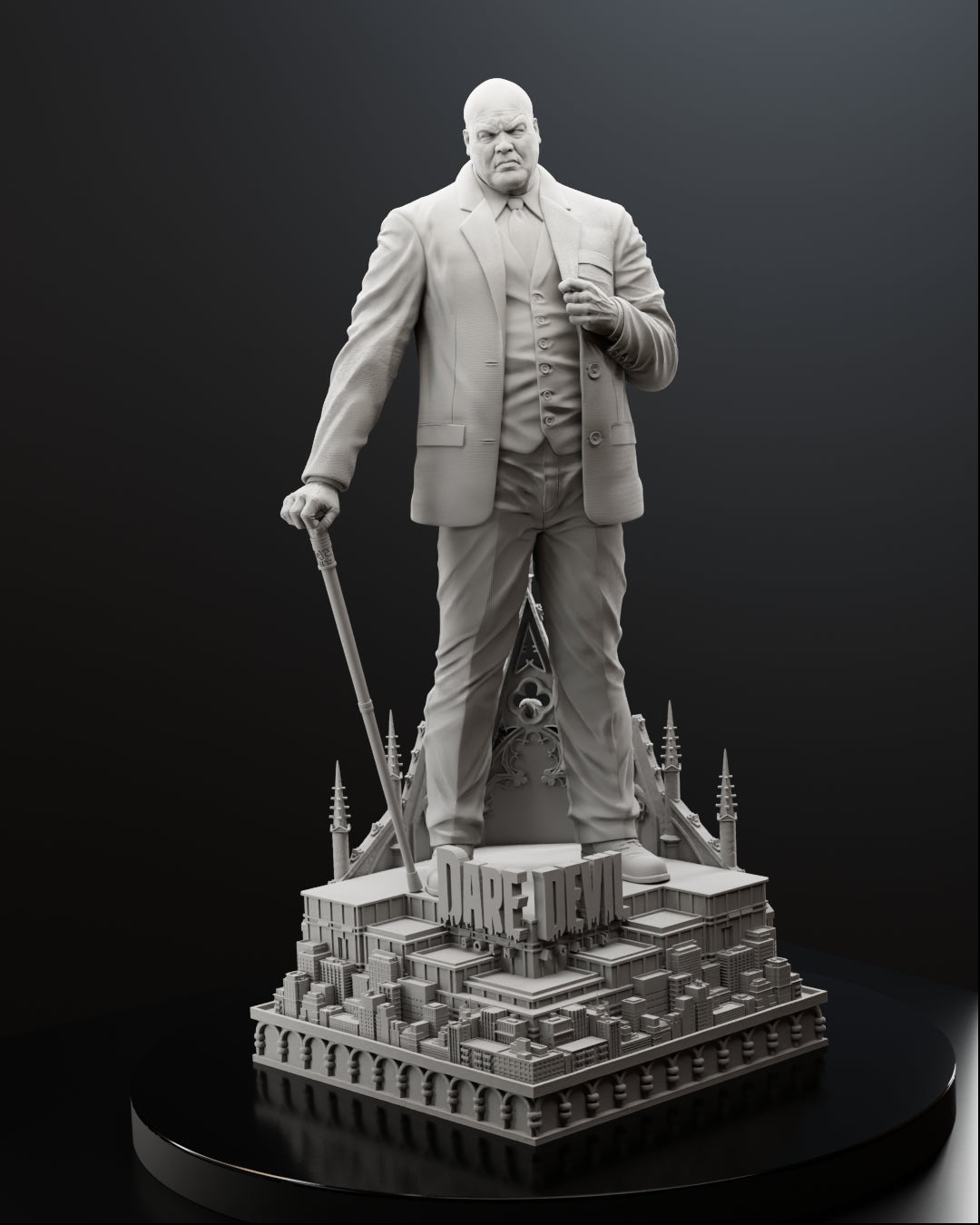 The Kingpin Statue