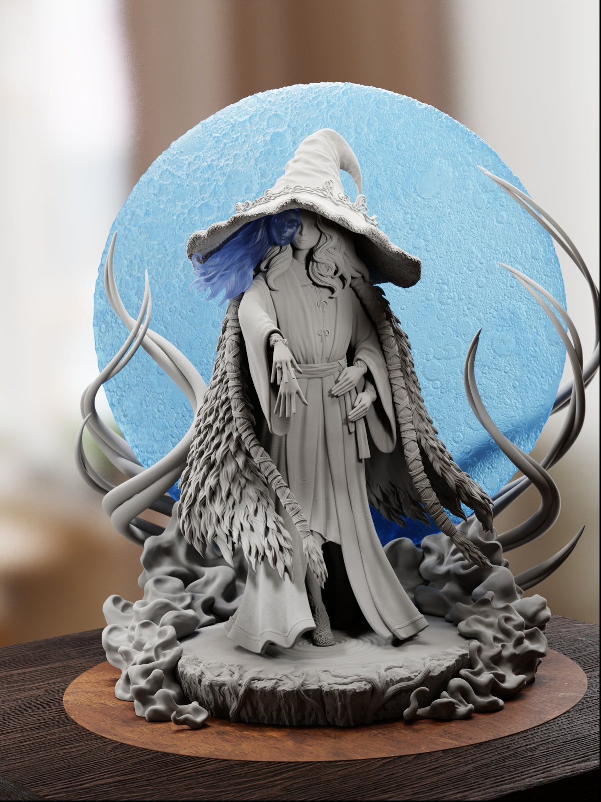 The Witch | Maximum Detailed 12K 3D printed figure