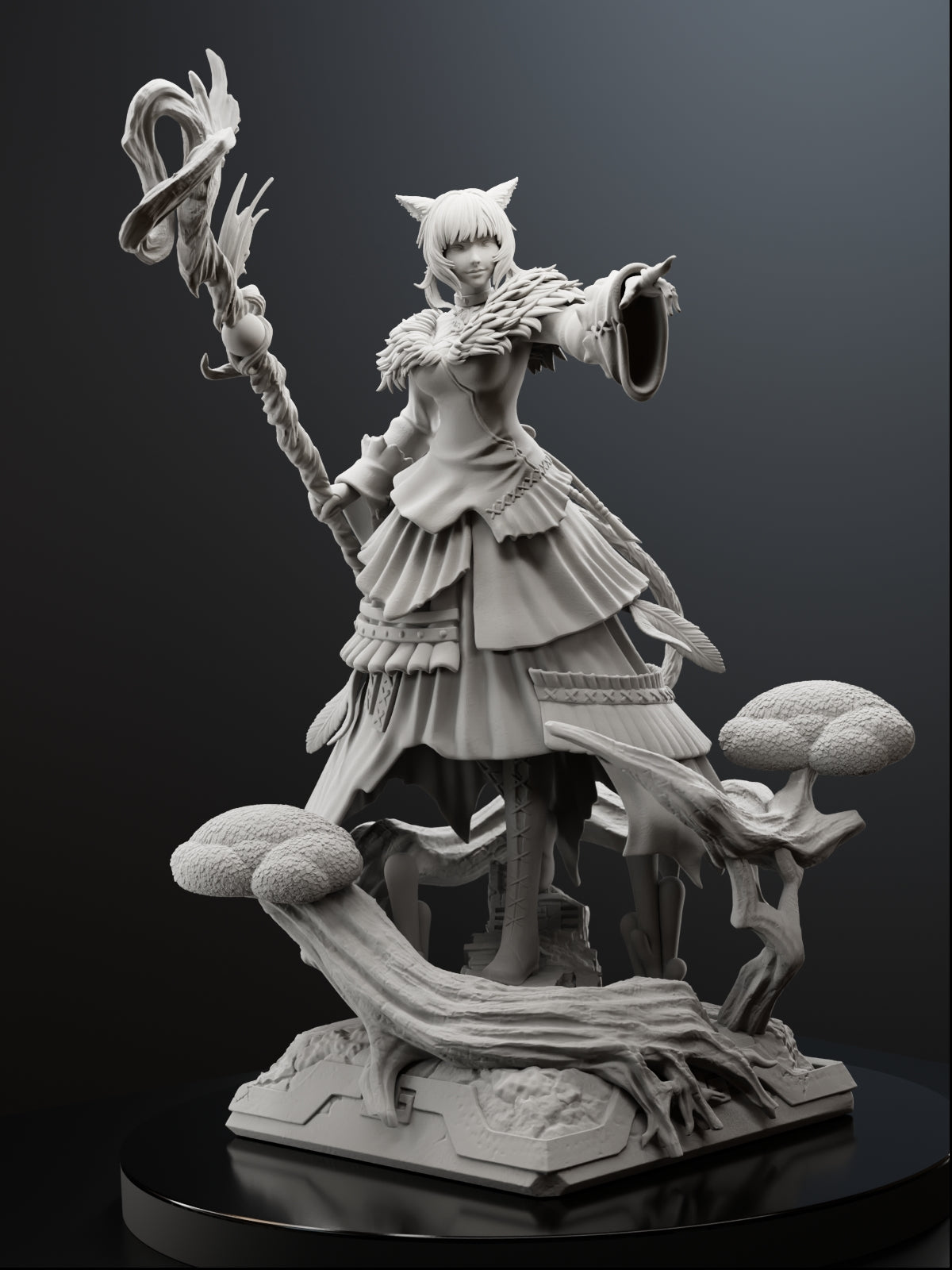 Night’s Blessed Sorceress Statue
