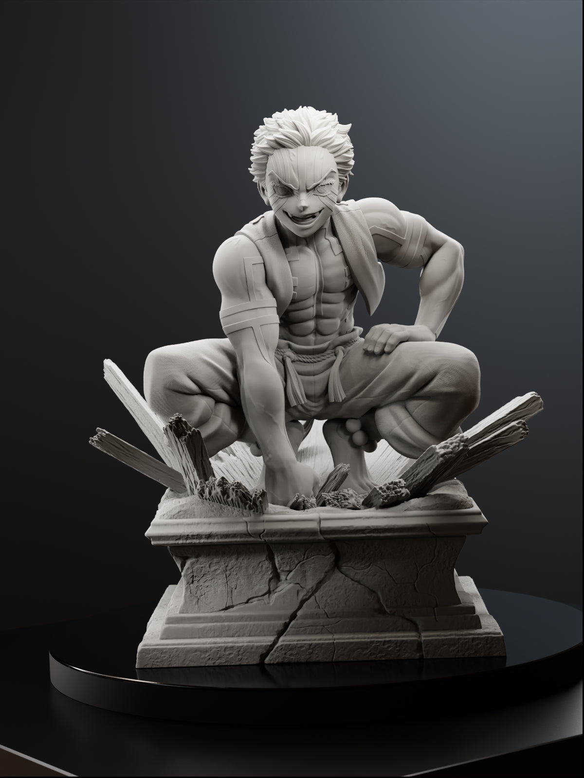 The Unyielding Demon | Maximum Detailed 12K 3D printed figure