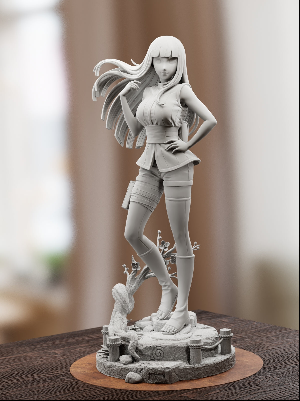 The Shy Blossom | Maximum Detailed 12K 3D Printed Figure