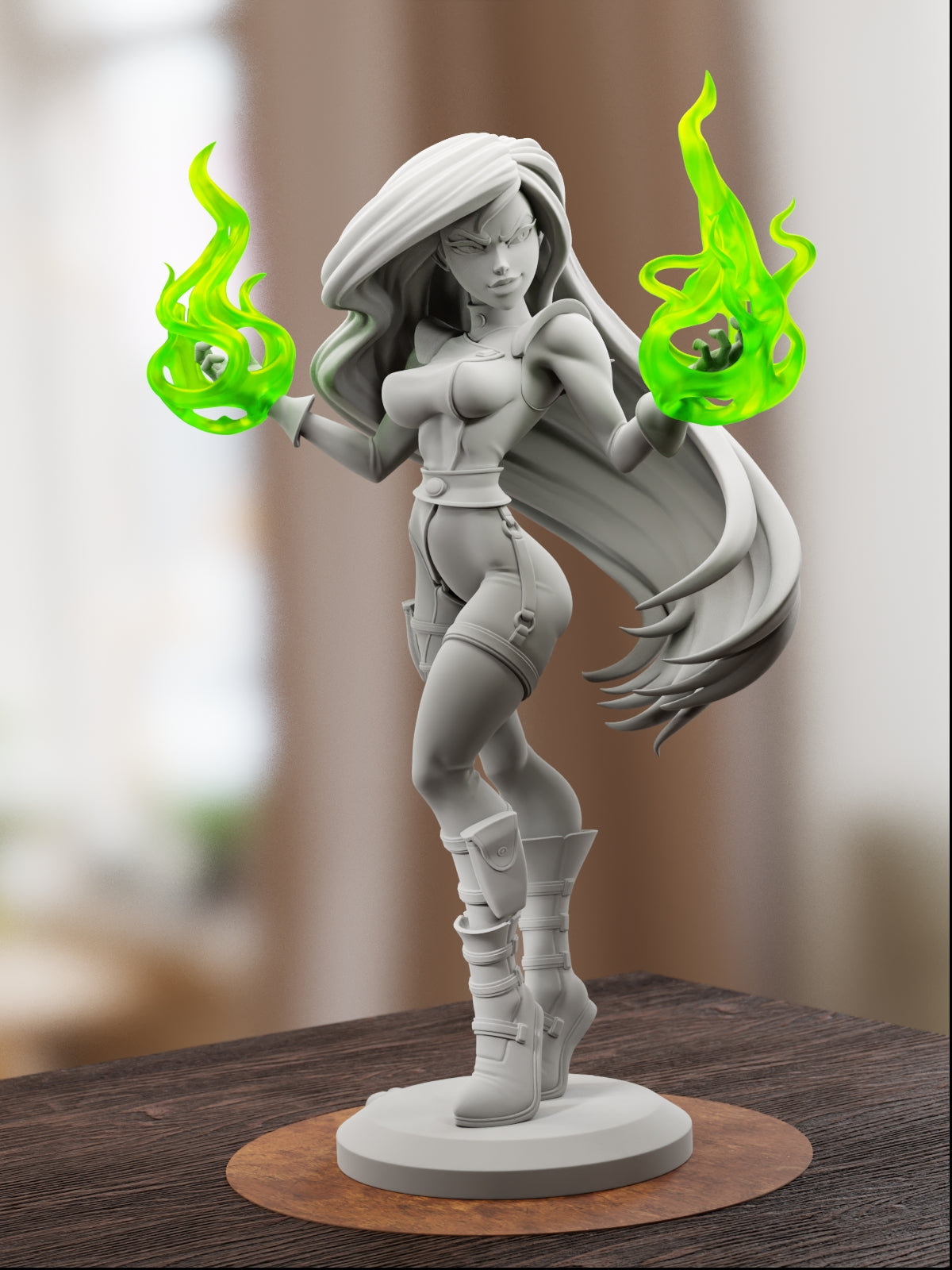 The Emerald Menace | Maximum Detailed 12K 3D printed figure