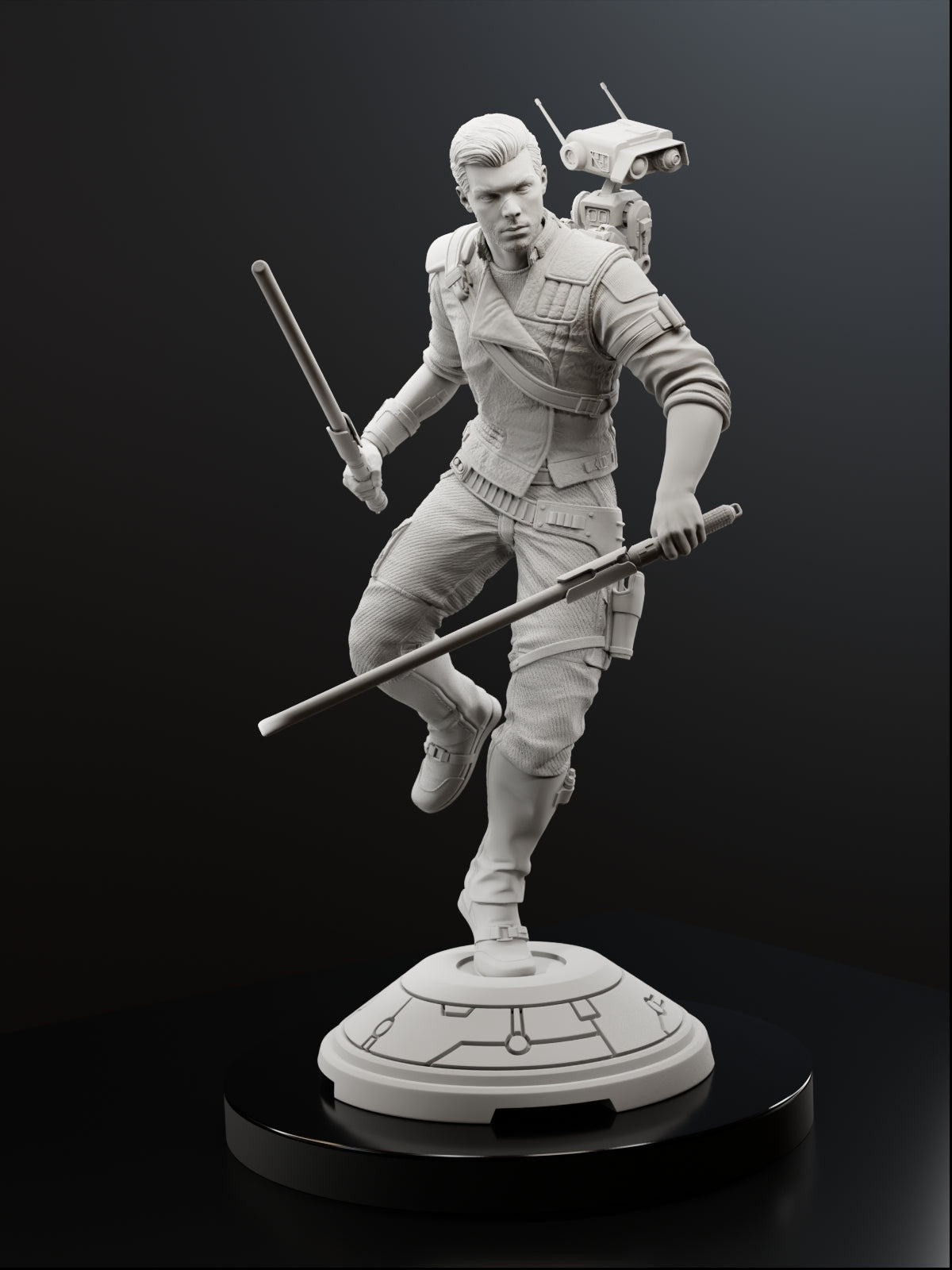 The Survivor | Maximum Detailed 12K 3D printed figure