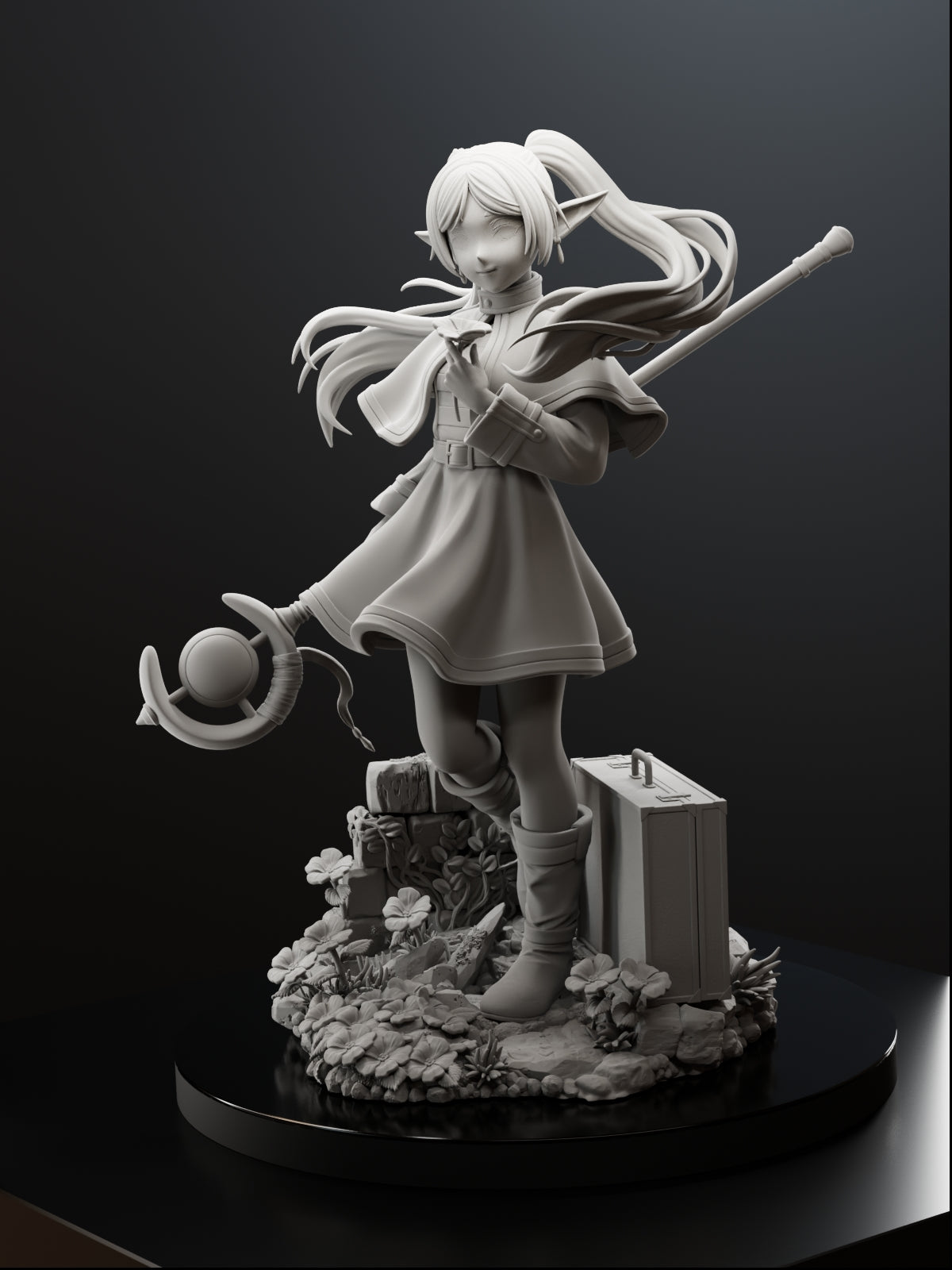 Ancient Elven Mage | Maximum Detailed 12K 3D printed figure