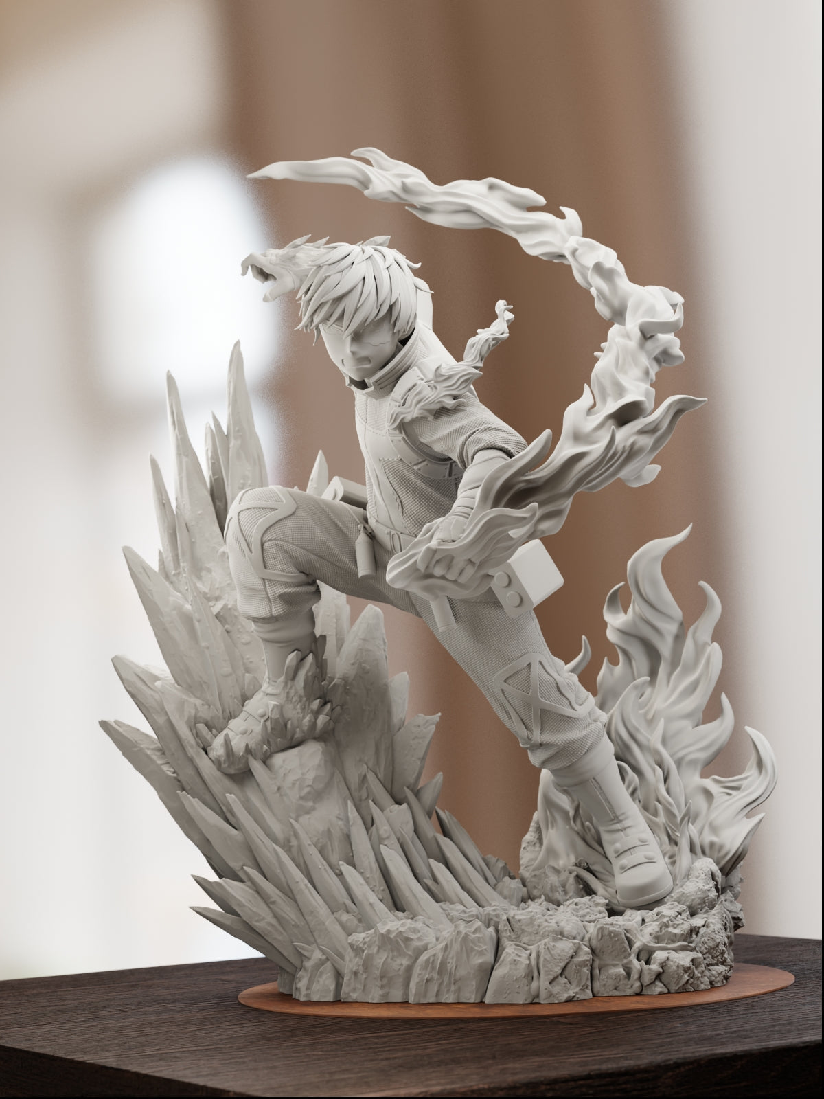 The Fire and Ice | Maximum Detailed 12K 3D Printed Figure
