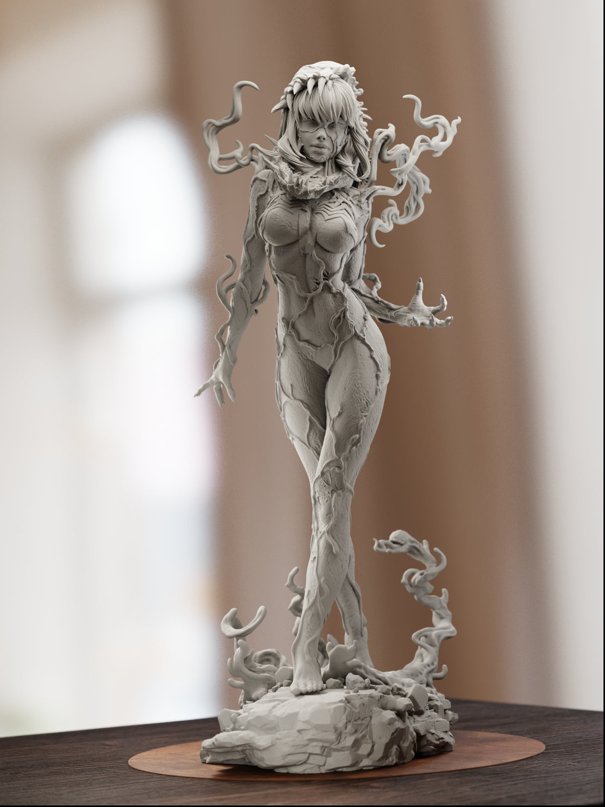 Symbiote Gwen | Maximum Detailed 12K 3D printed figure
