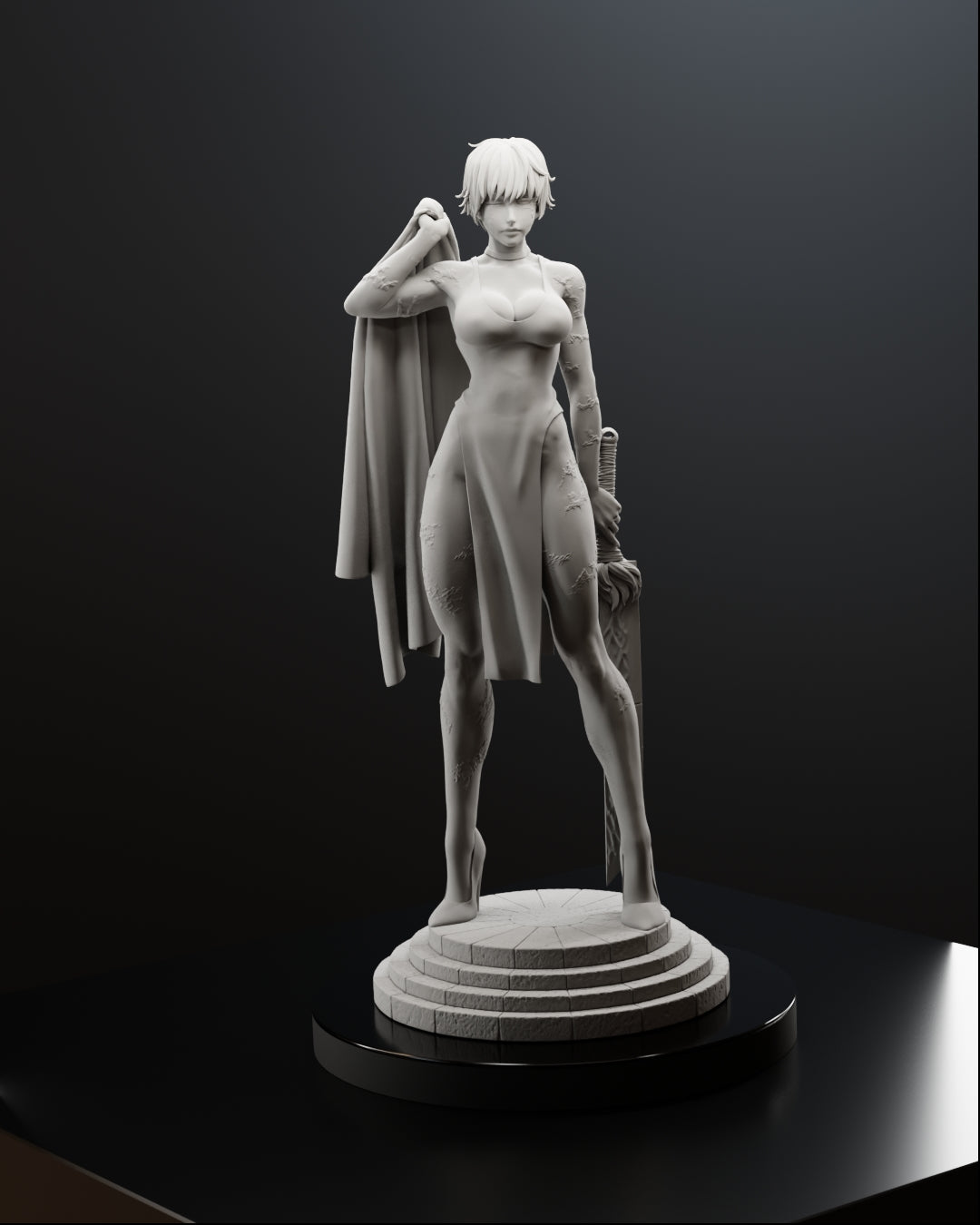 Split Soul Maki Statue