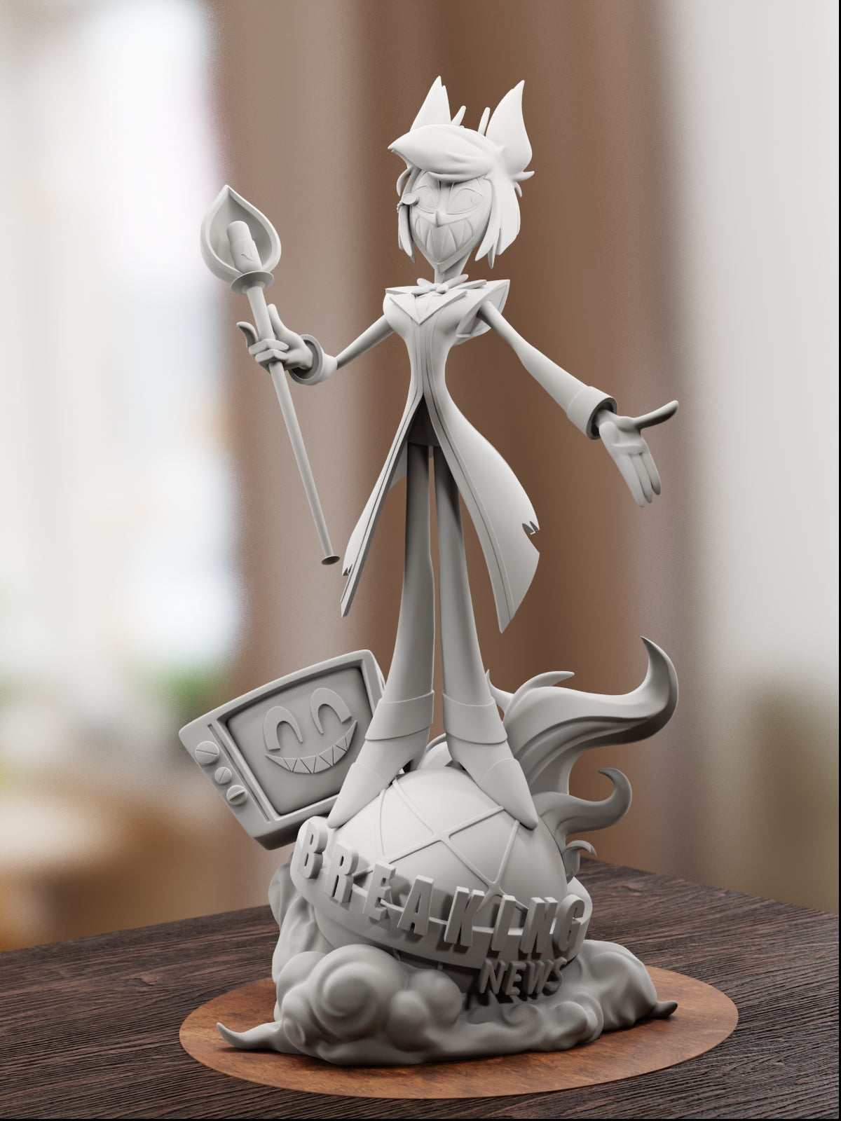 The Radio Demon | Maximum Detailed 12K 3D printed figure