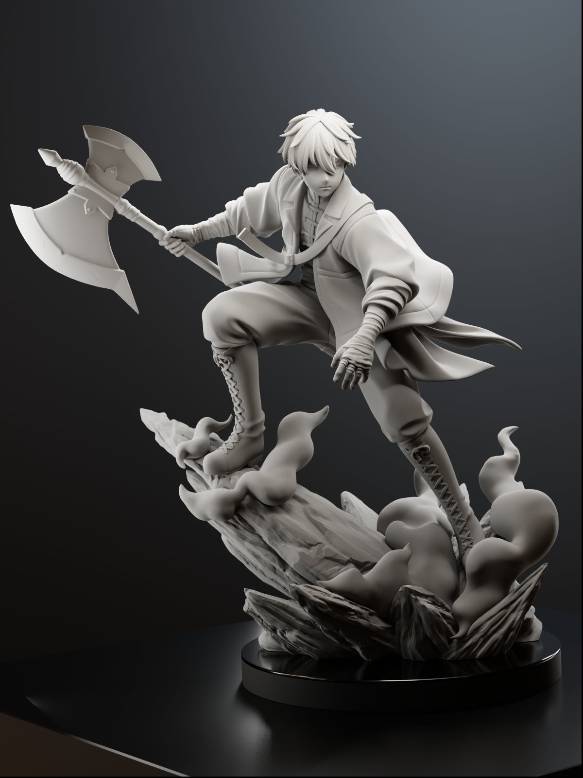 The Frontline Fighter | Maximum Detailed 12K 3D printed figure