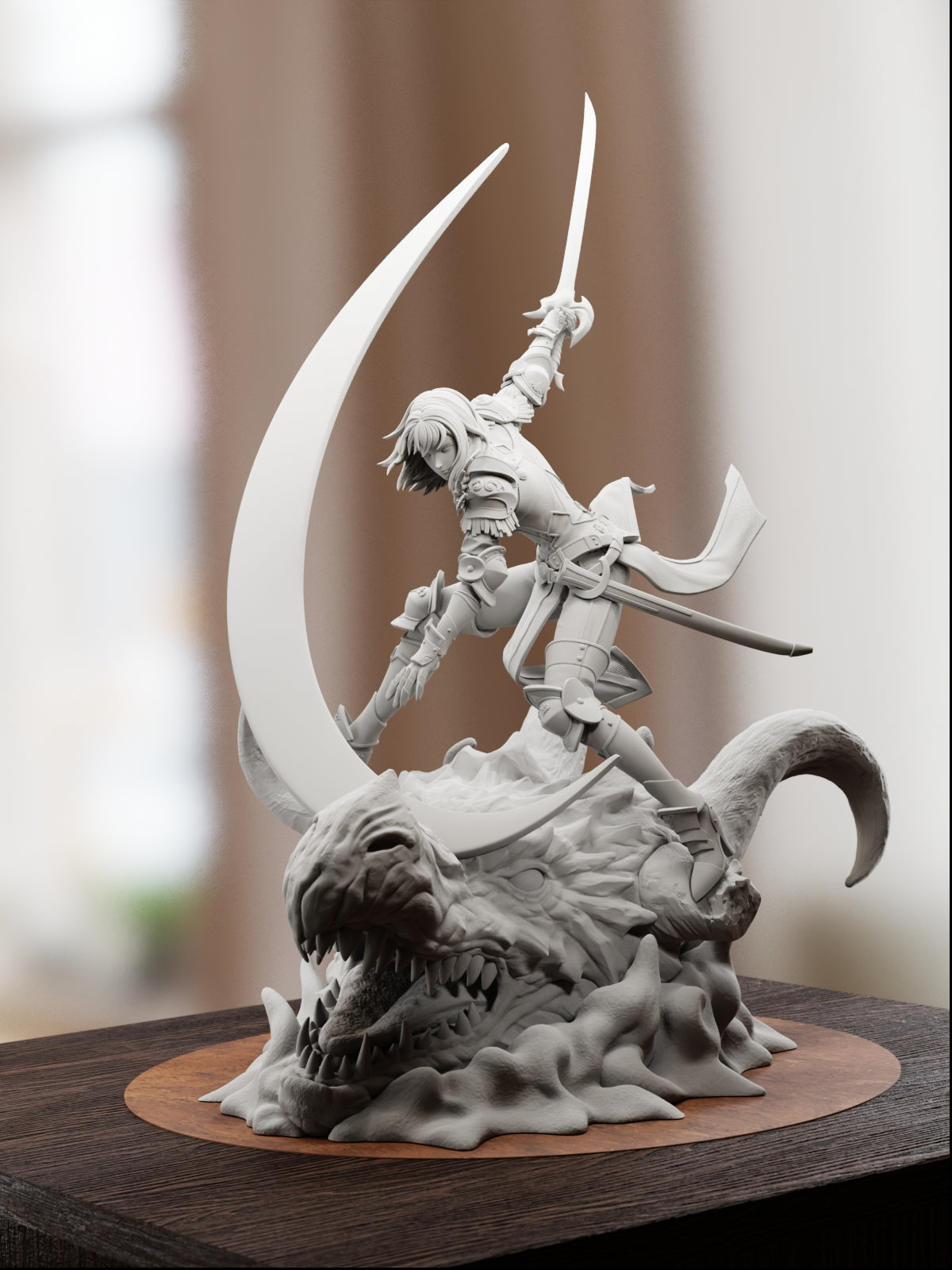 The Graceful Hunter | Maximum Detailed 12K 3D printed figure