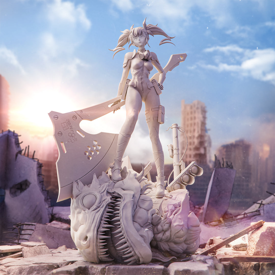 The Kaiju Slayer | Maximum Detailed 12K 3D printed figure