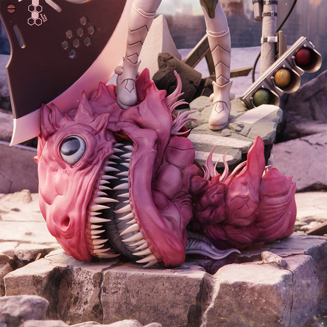 The Kaiju Slayer | Maximum Detailed 12K 3D printed figure