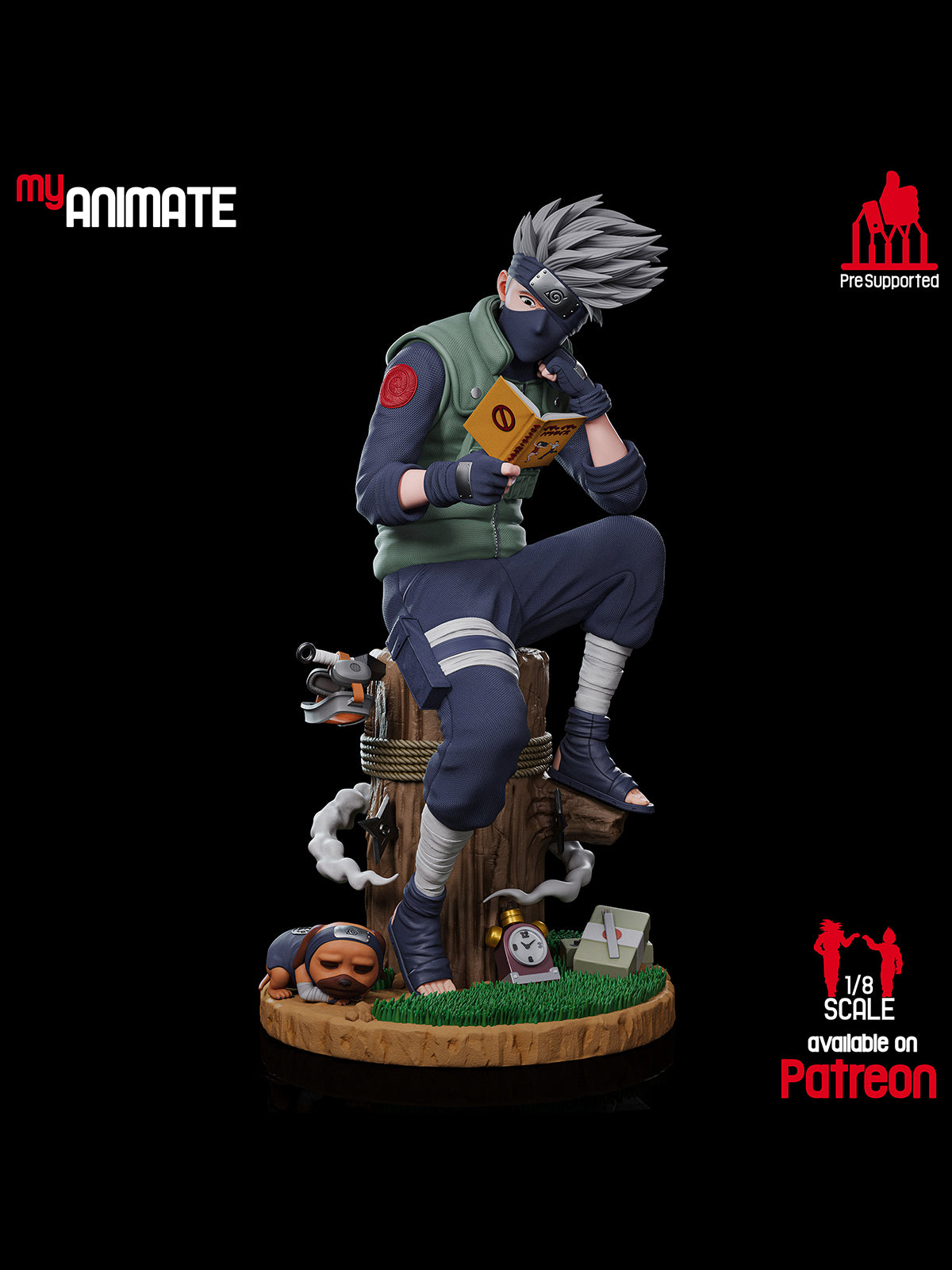 The Copy Ninja | Maximum Detailed 12K 3D Printed Figure
