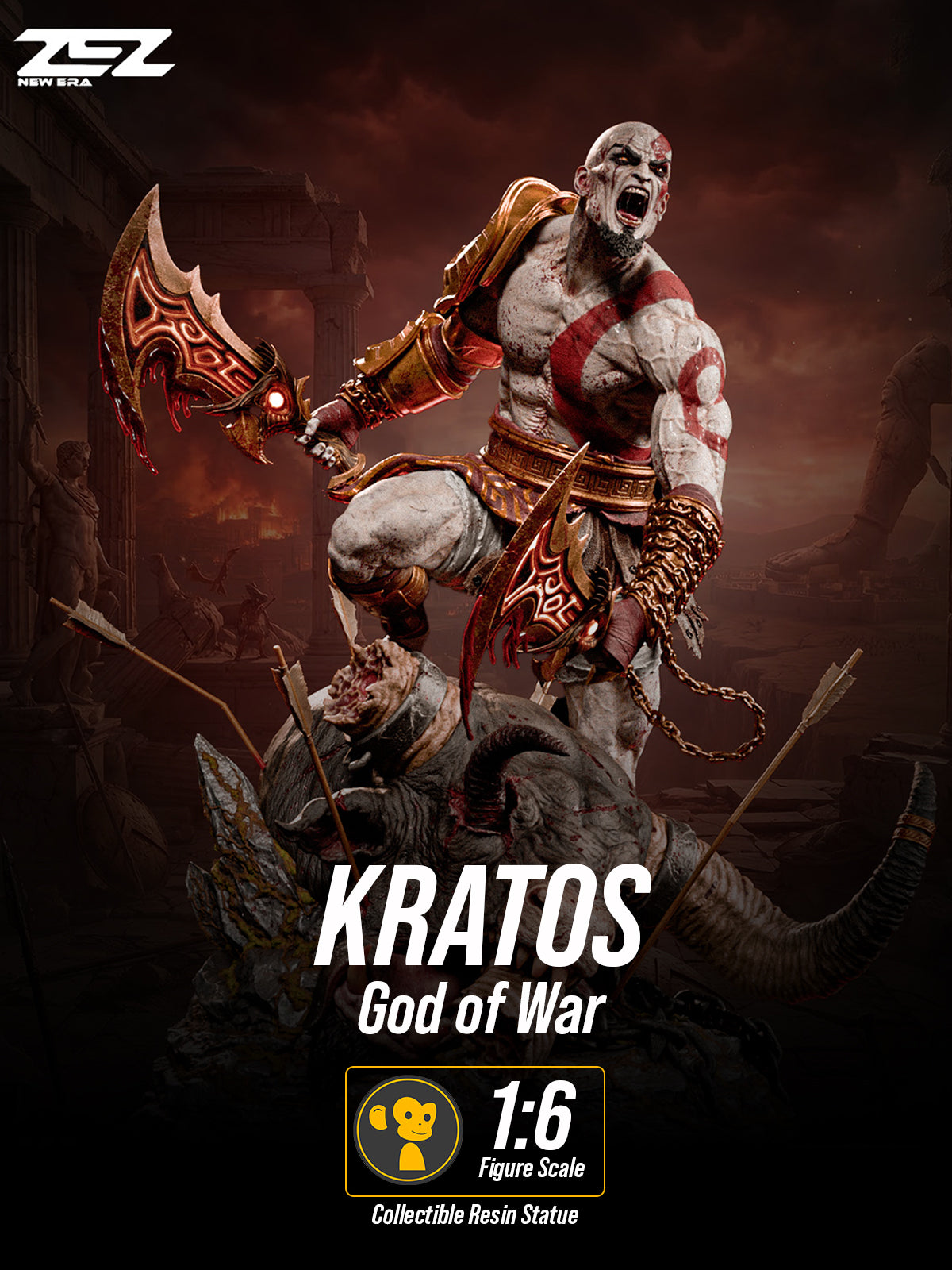 The Ashen Berserker Statue