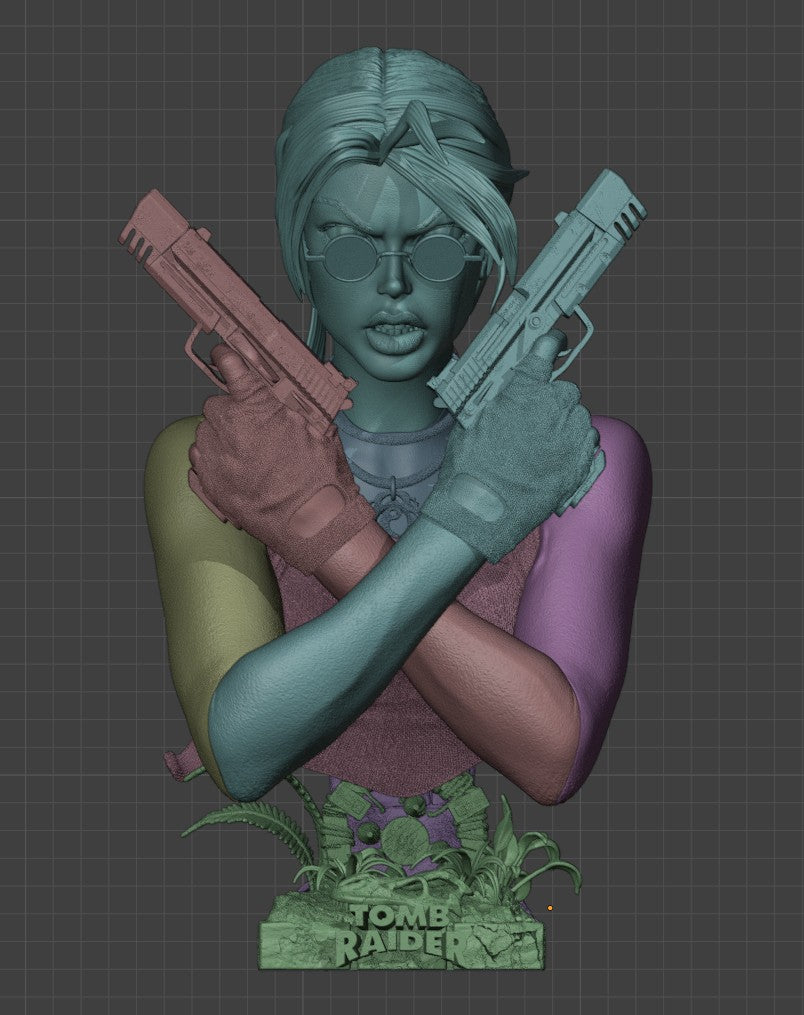 Queen of Adventure | Maximum Detailed 12K 3D printed bust