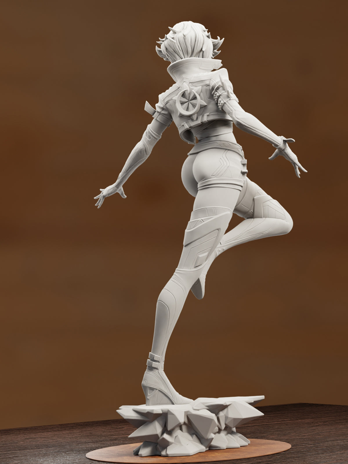 The Ice Idol | Maximum Detailed 12K 3D printed figure