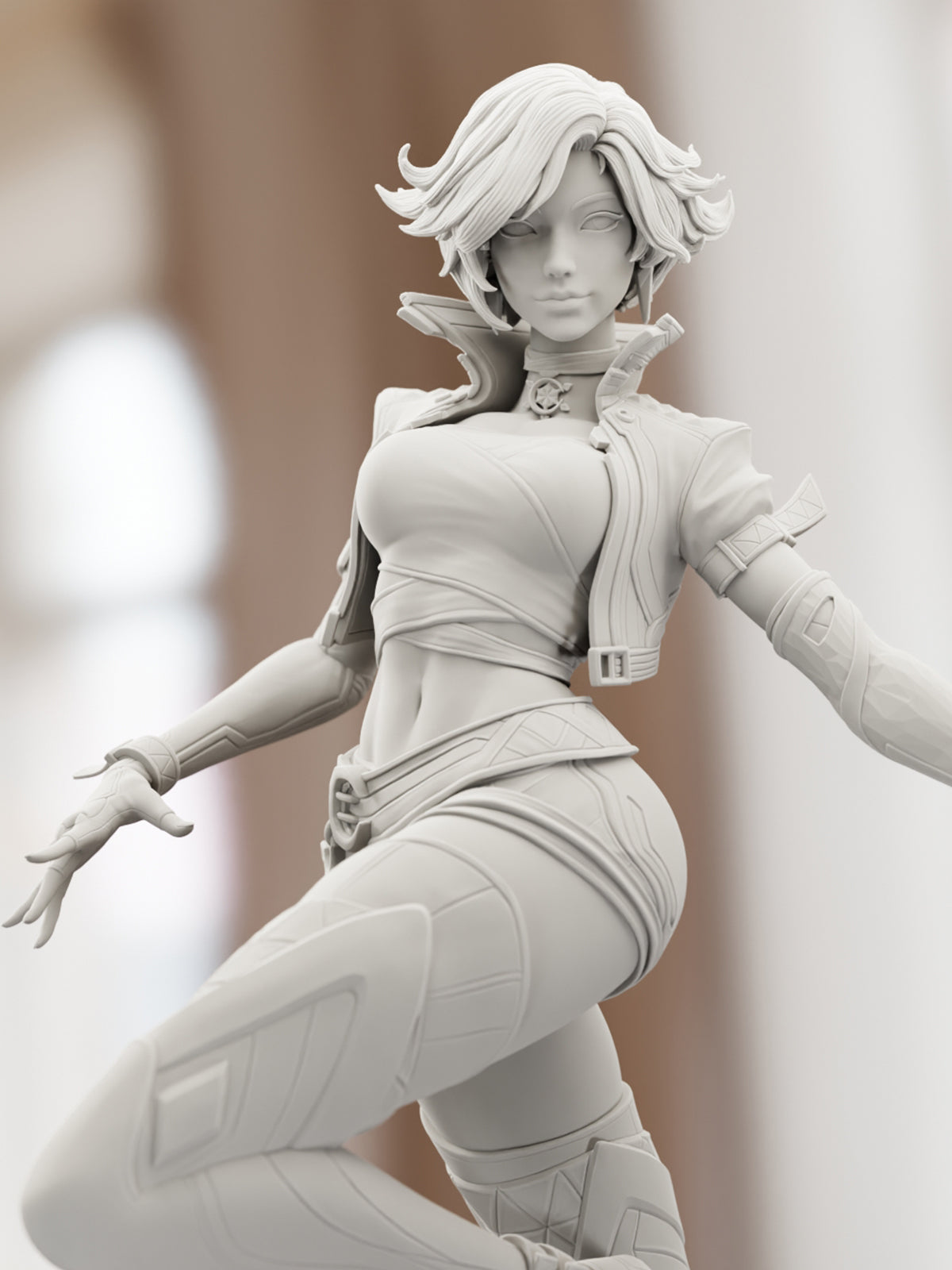 The Ice Idol | Maximum Detailed 12K 3D printed figure