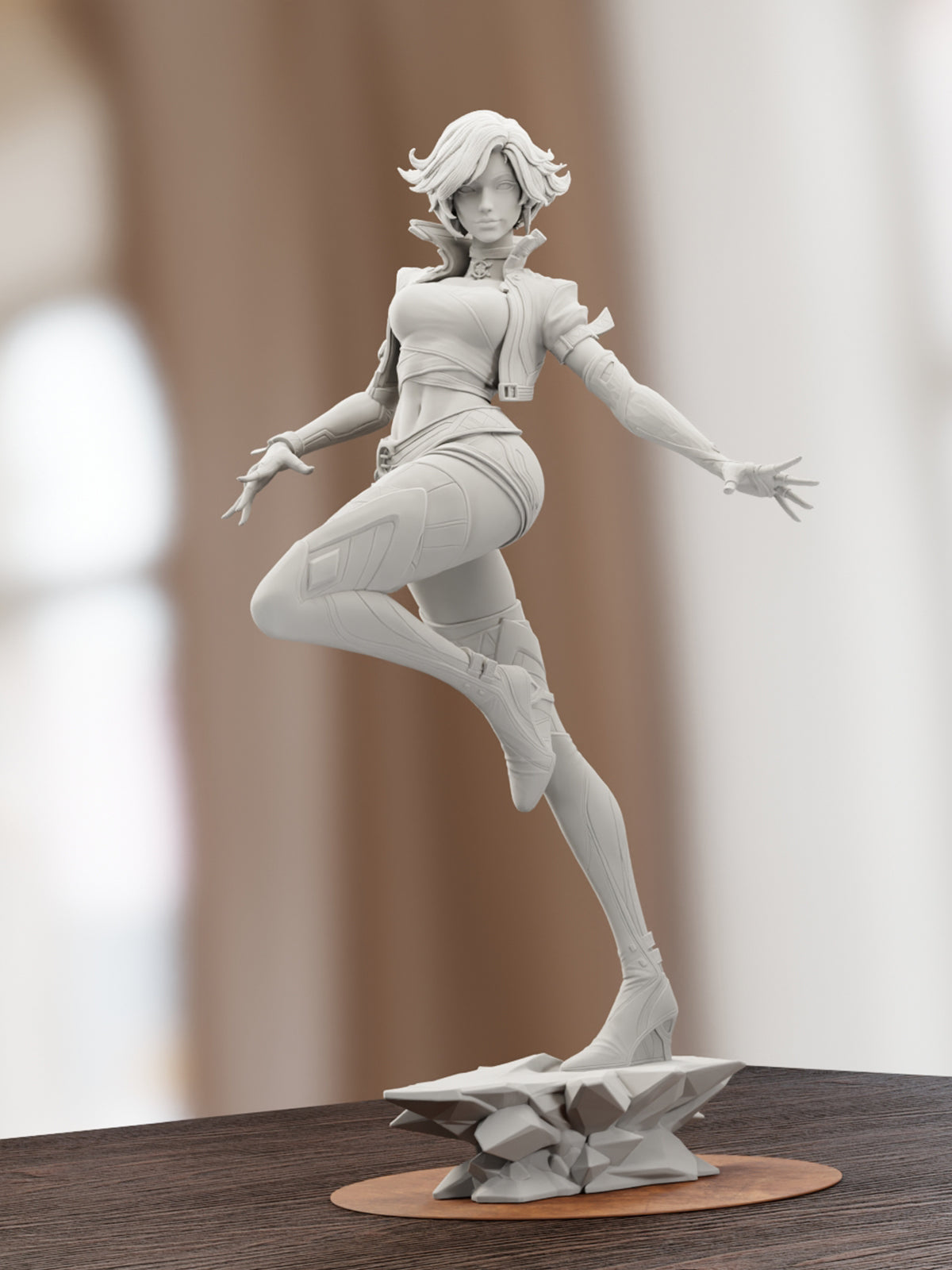 The Ice Idol | Maximum Detailed 12K 3D printed figure