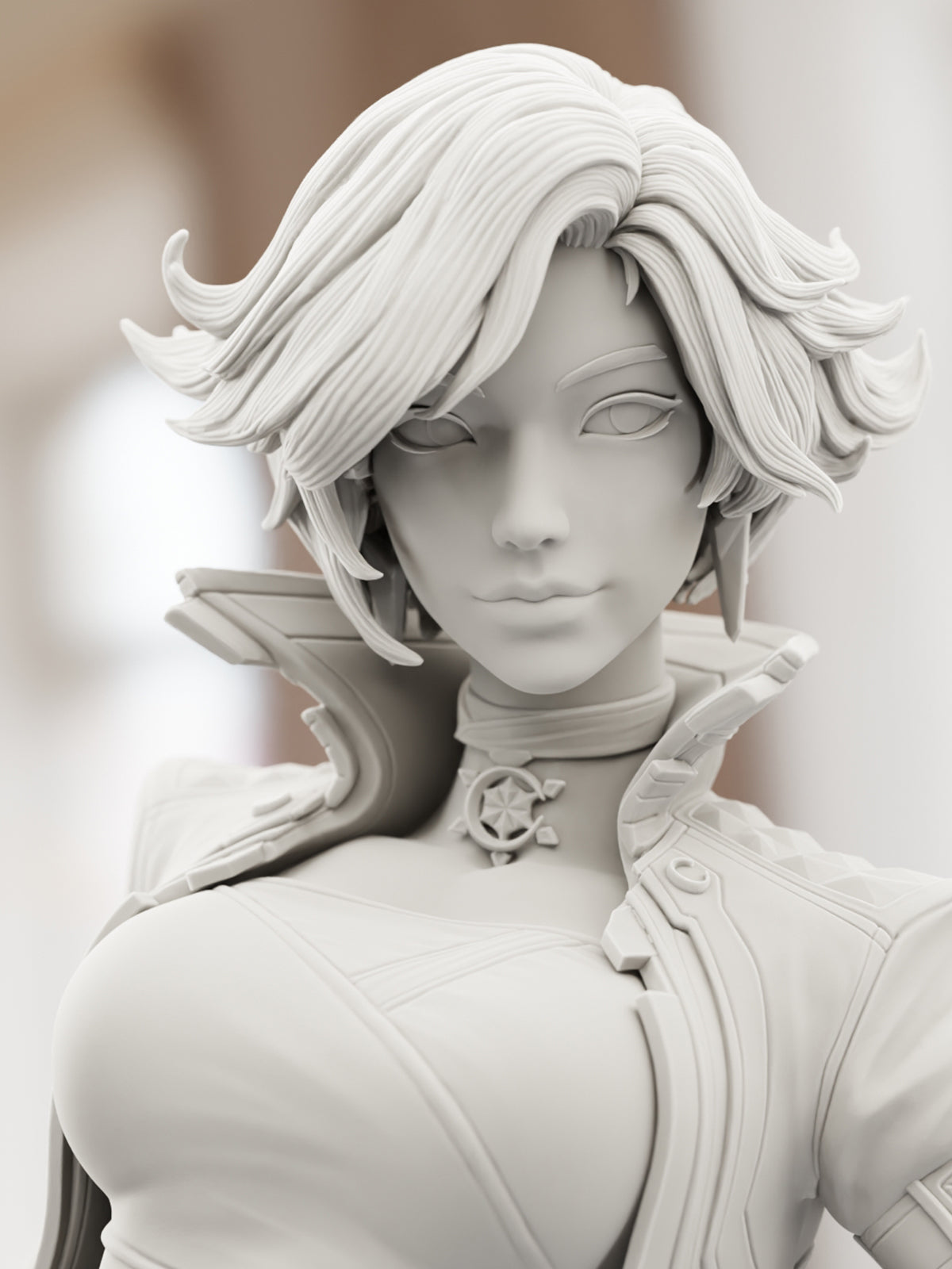 The Ice Idol | Maximum Detailed 12K 3D printed figure
