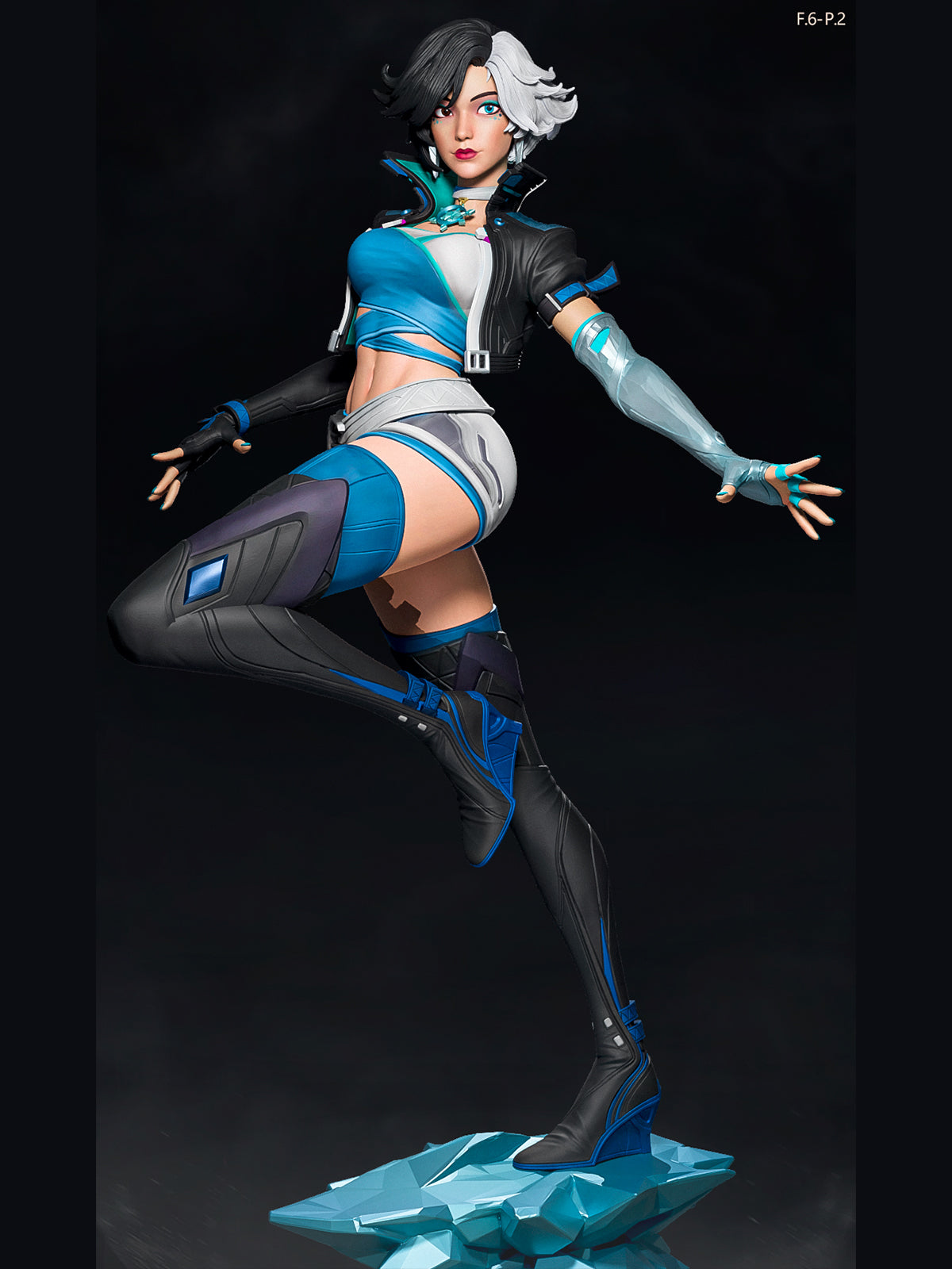 The Ice Idol | Maximum Detailed 12K 3D printed figure