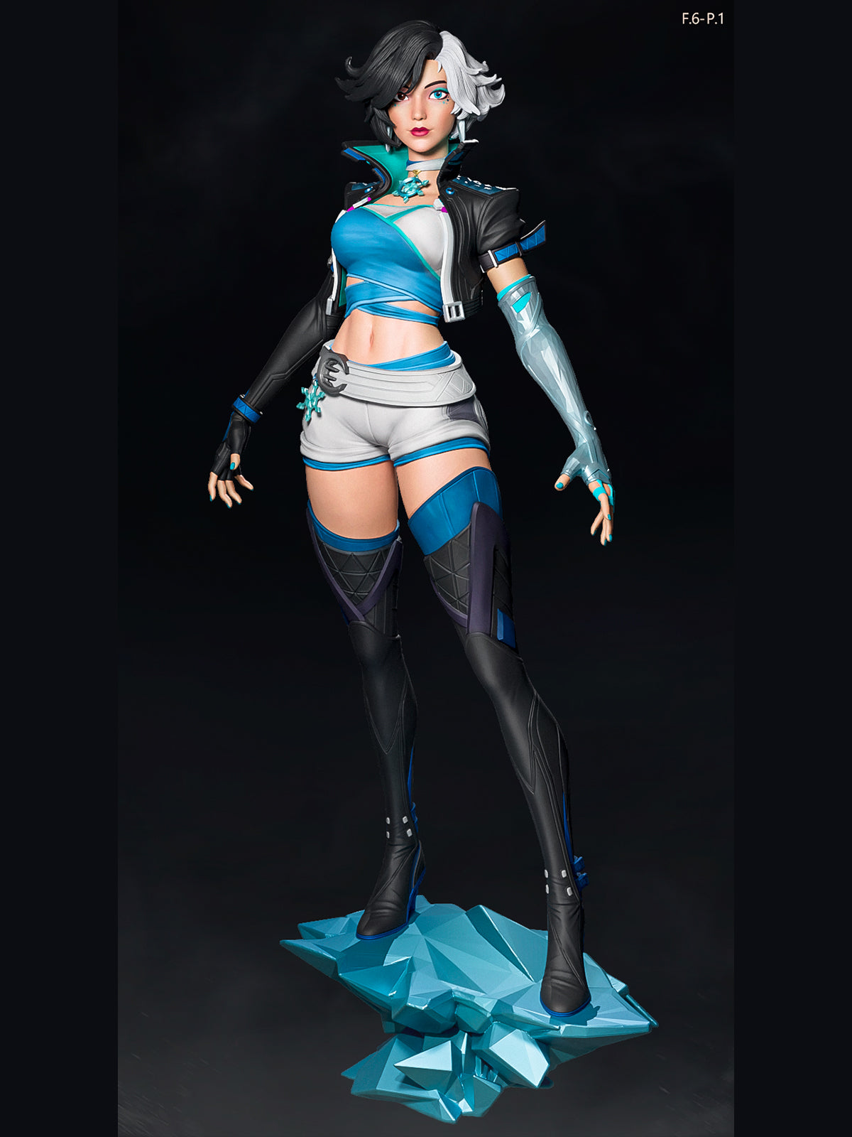 The Ice Idol | Maximum Detailed 12K 3D printed figure