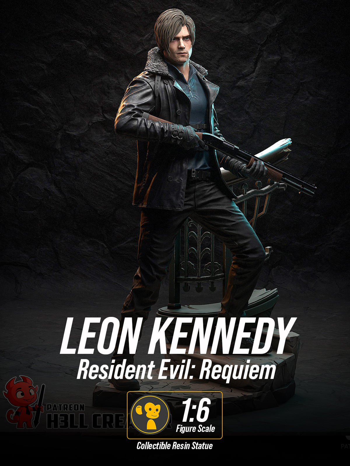 The Kennedy | Maximum Detailed 12K 3D printed figure