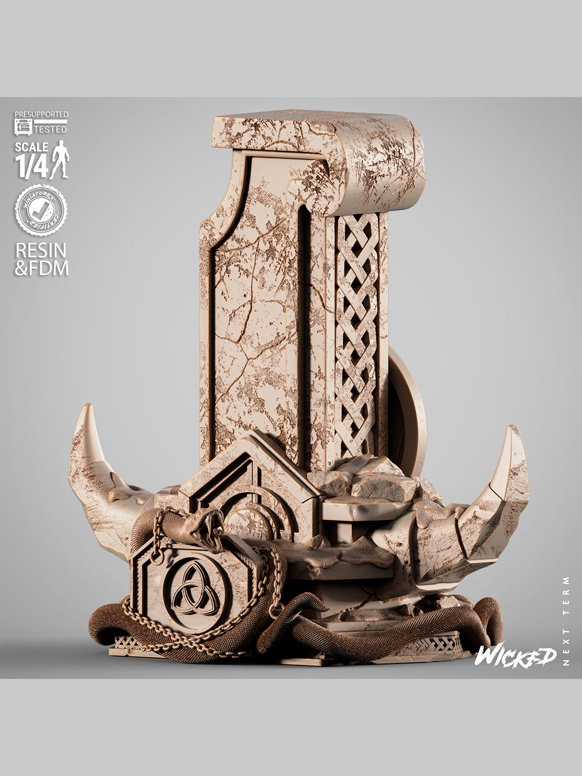 The Trickster God | Maximum Detailed 12K 3D printed bust