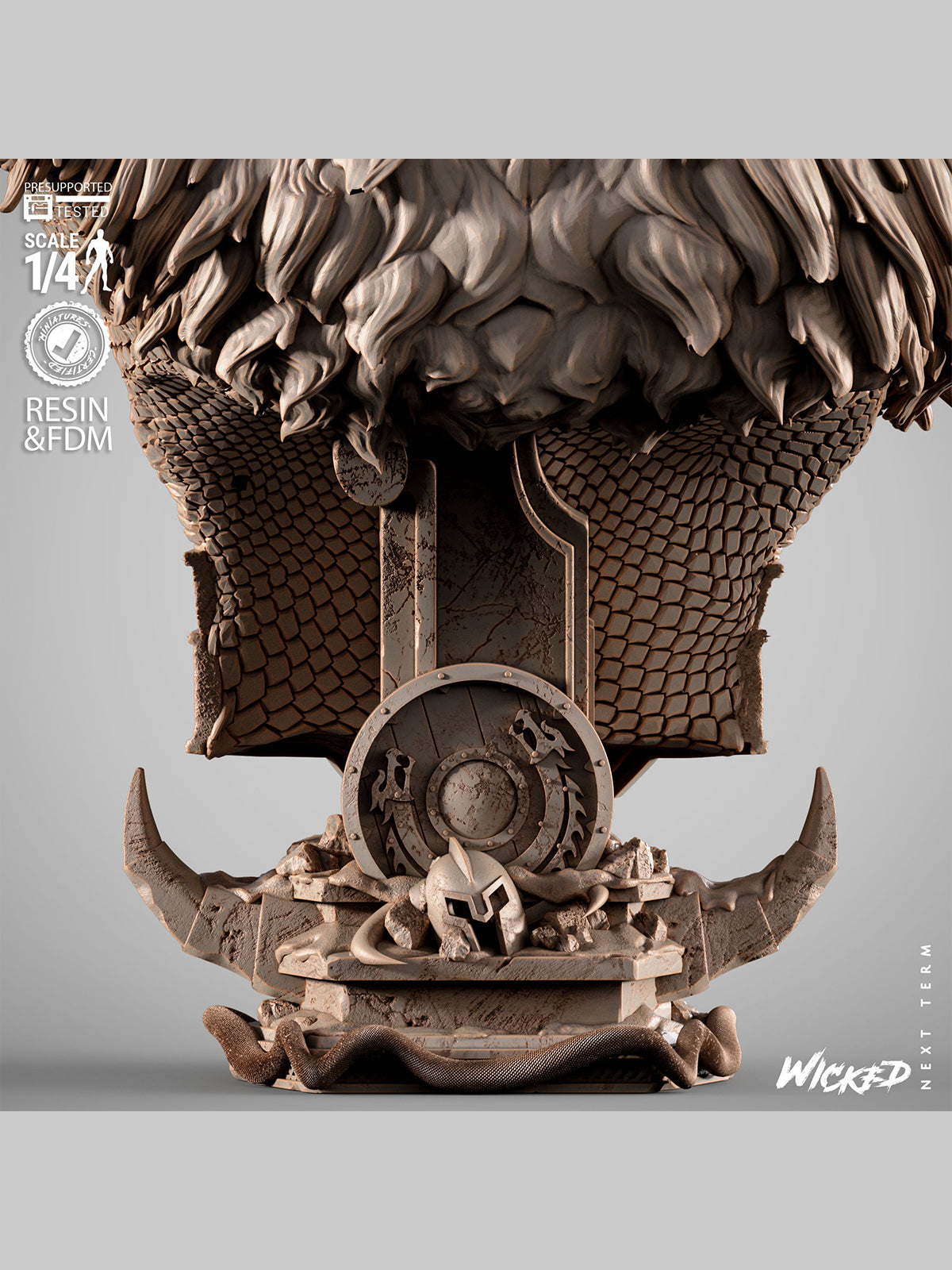 The Trickster God | Maximum Detailed 12K 3D printed bust
