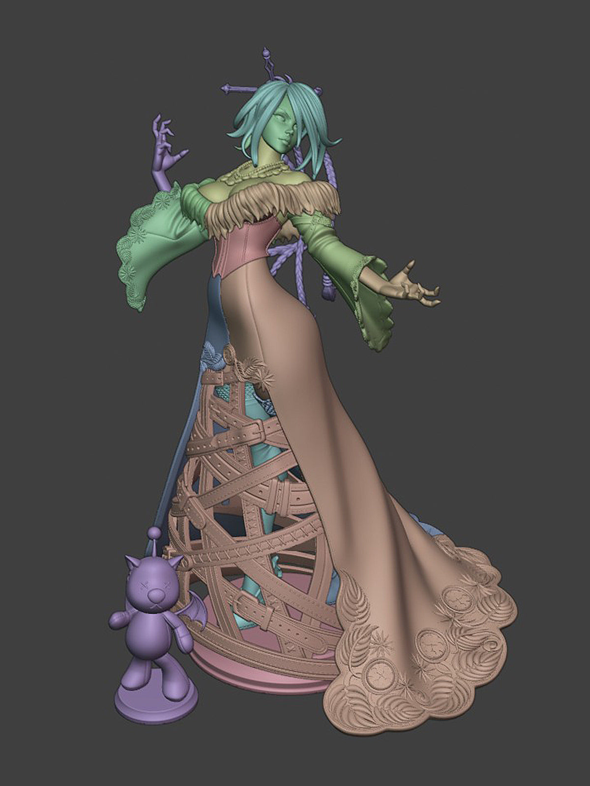 The Shadow Weaver | Maximum Detailed 12K 3D printed figure