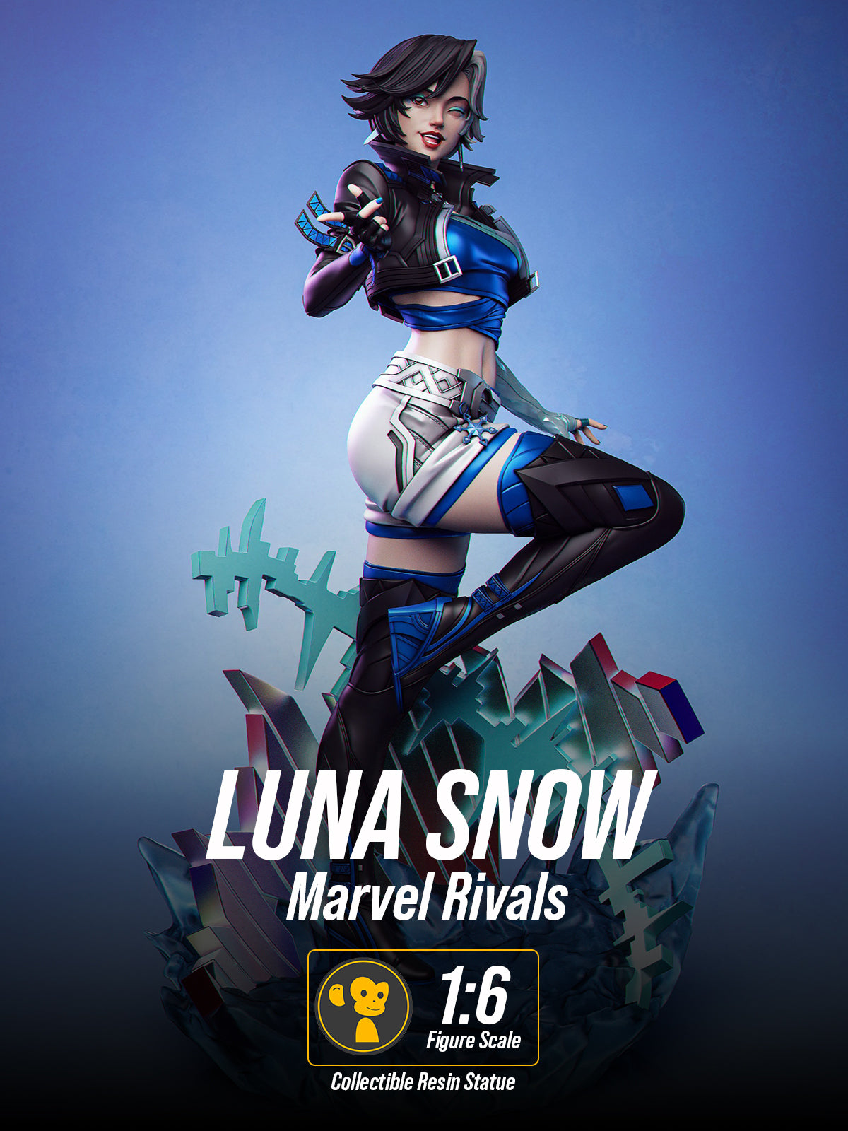 The Frozen Idol | Maximum Detailed 12K 3D printed figure