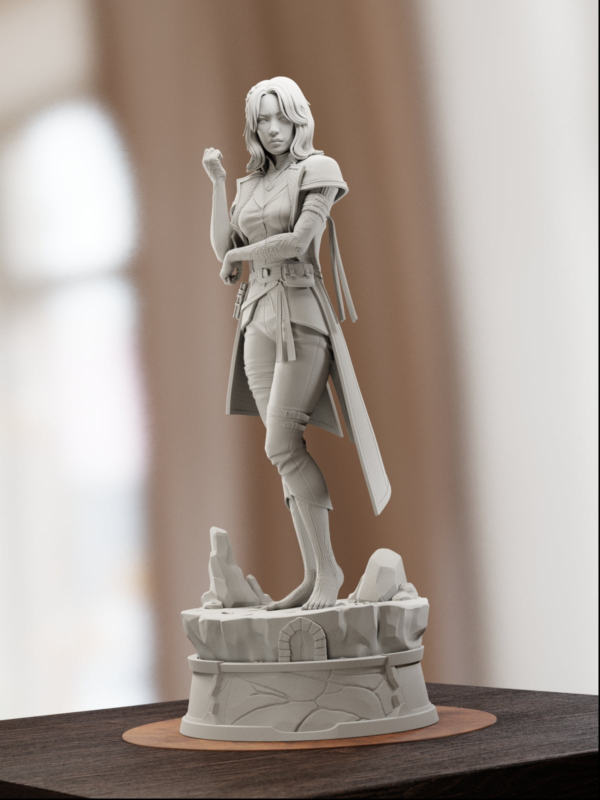 The Unwritten Voice | Maximum Detailed 12K 3D printed figure