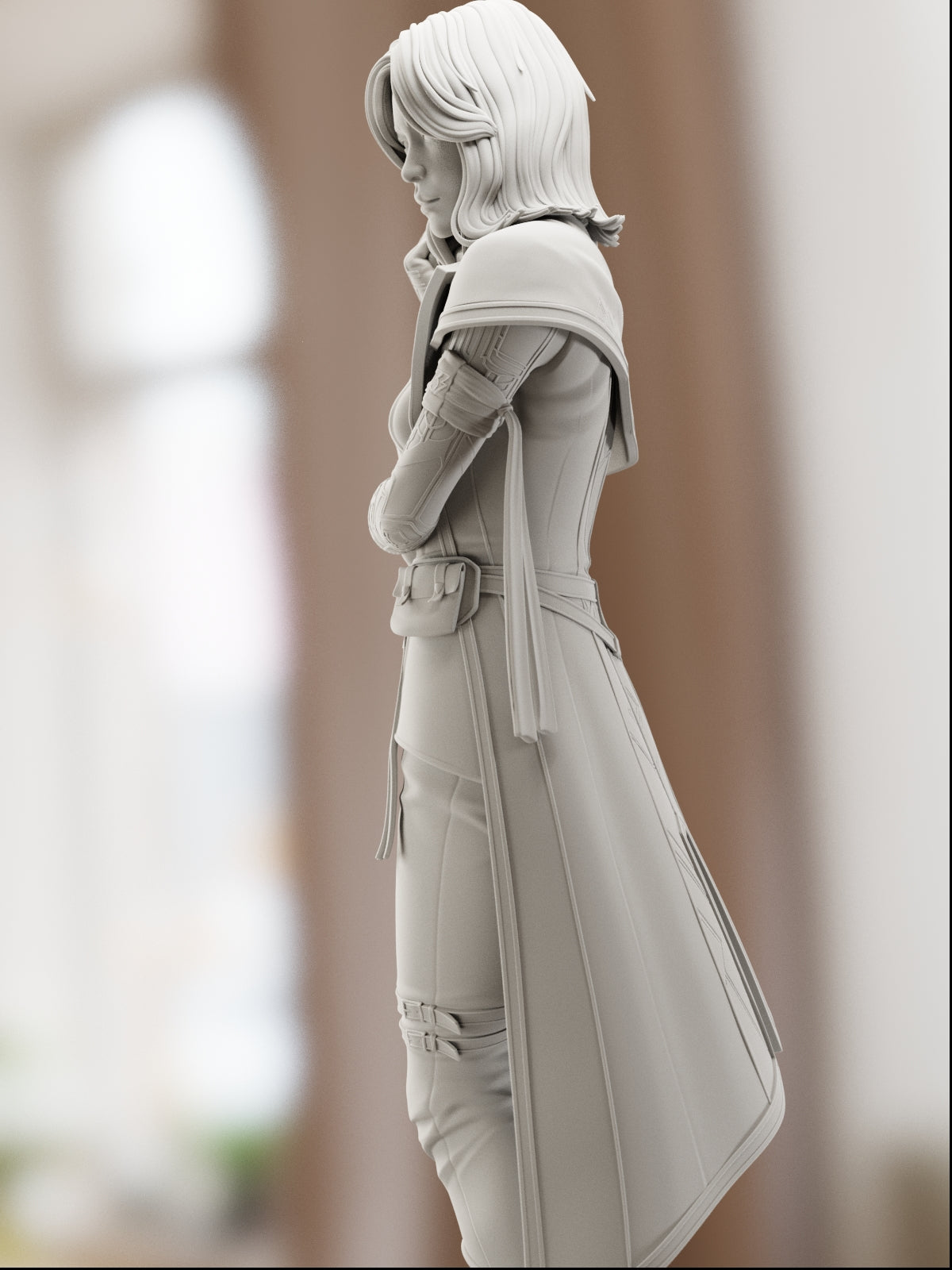 The Unwritten Voice | Maximum Detailed 12K 3D printed figure