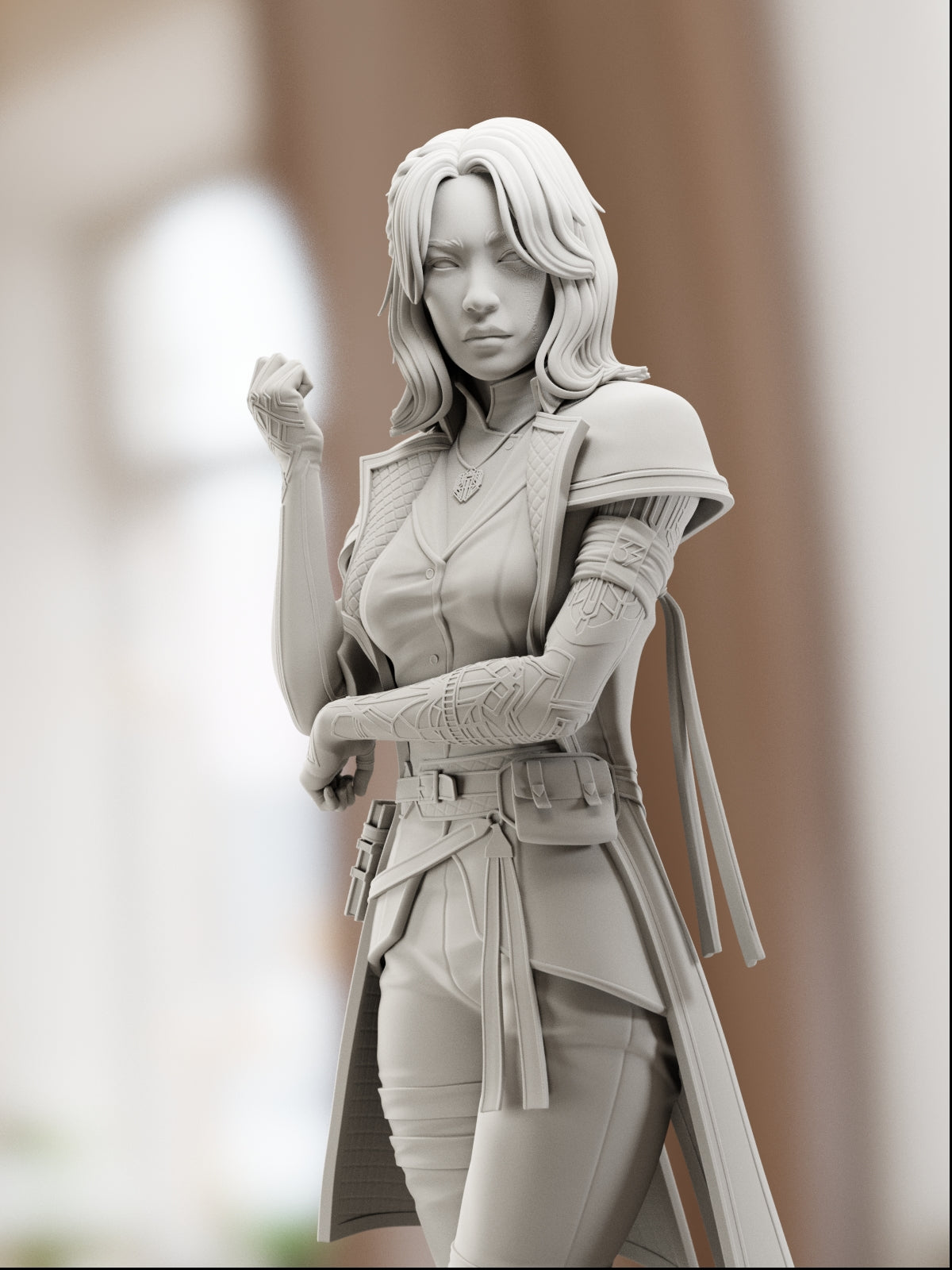 The Unwritten Voice | Maximum Detailed 12K 3D printed figure