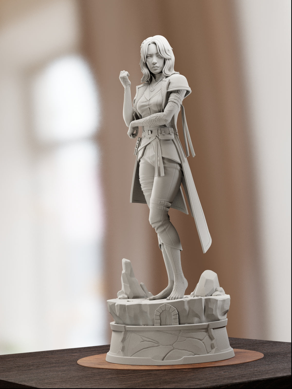 The Unwritten Voice | Maximum Detailed 12K 3D printed figure