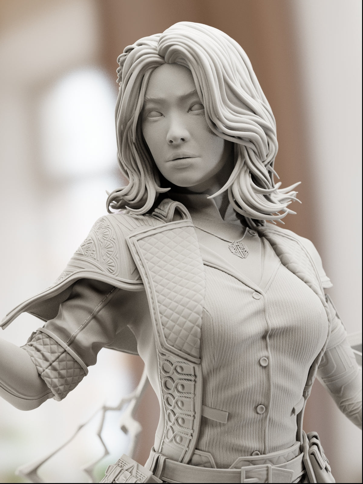 The Pale Flame | Maximum Detailed 12K 3D printed figure
